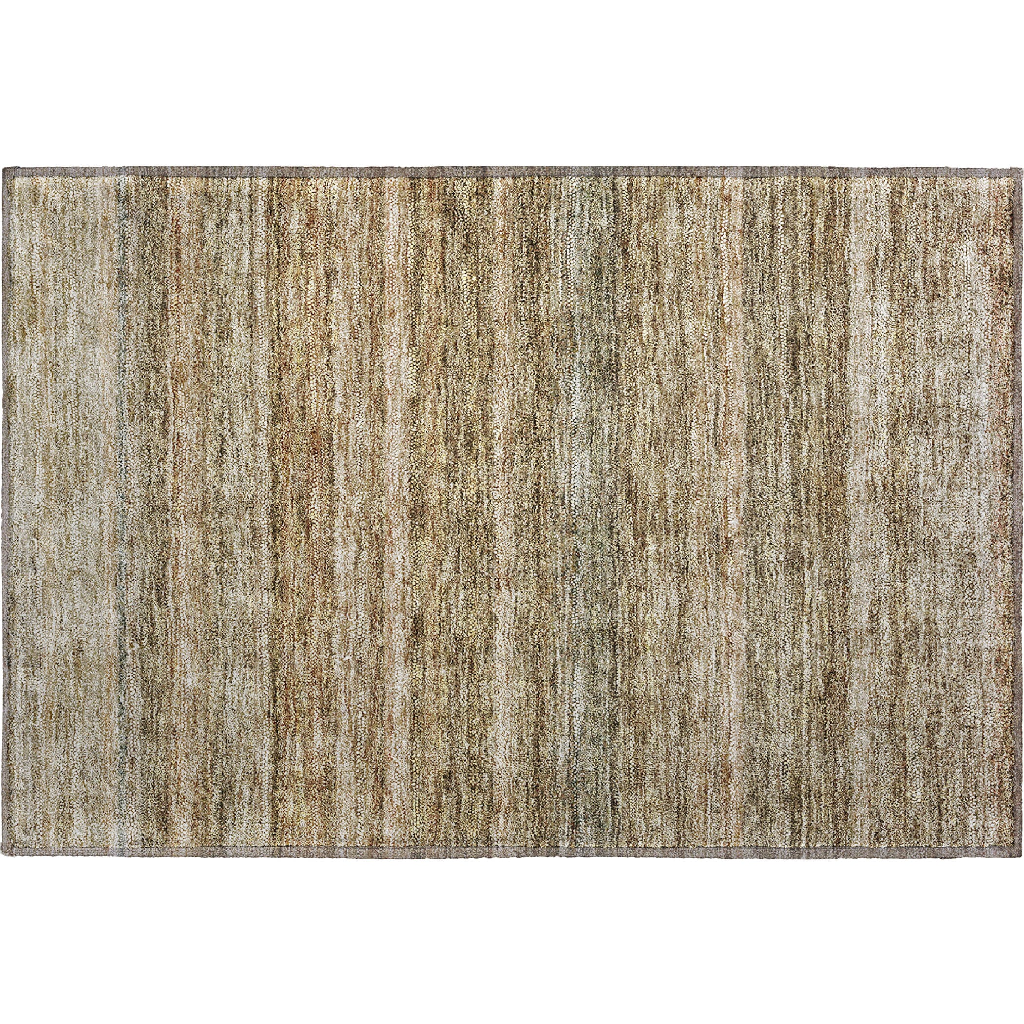 Dubrovnik Machine Washable Transitional Copper Orange Rug 1'8" x 2'6" #shape_Rectangle
