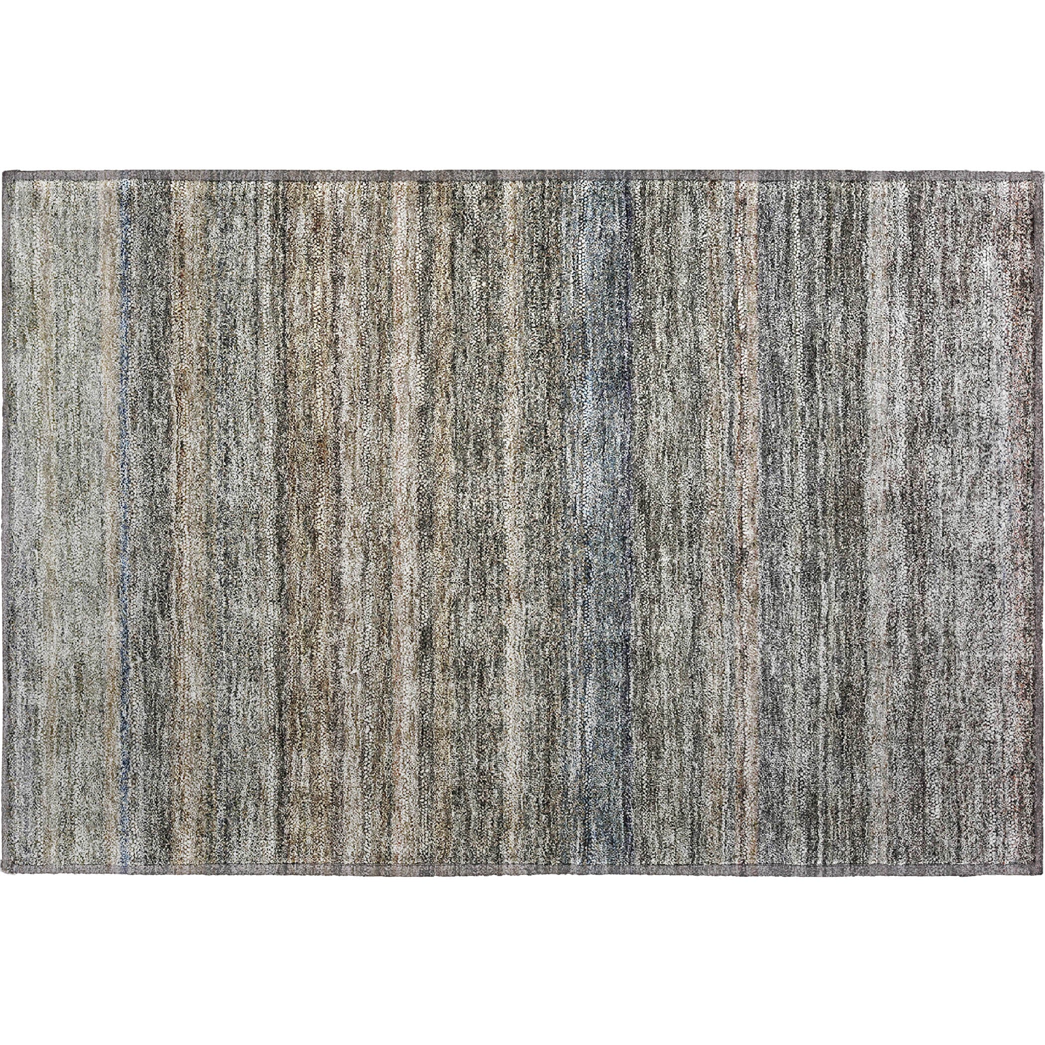 Dubrovnik Machine Washable Transitional Taupe Brown Rug 1'8" x 2'6" #shape_Rectangle