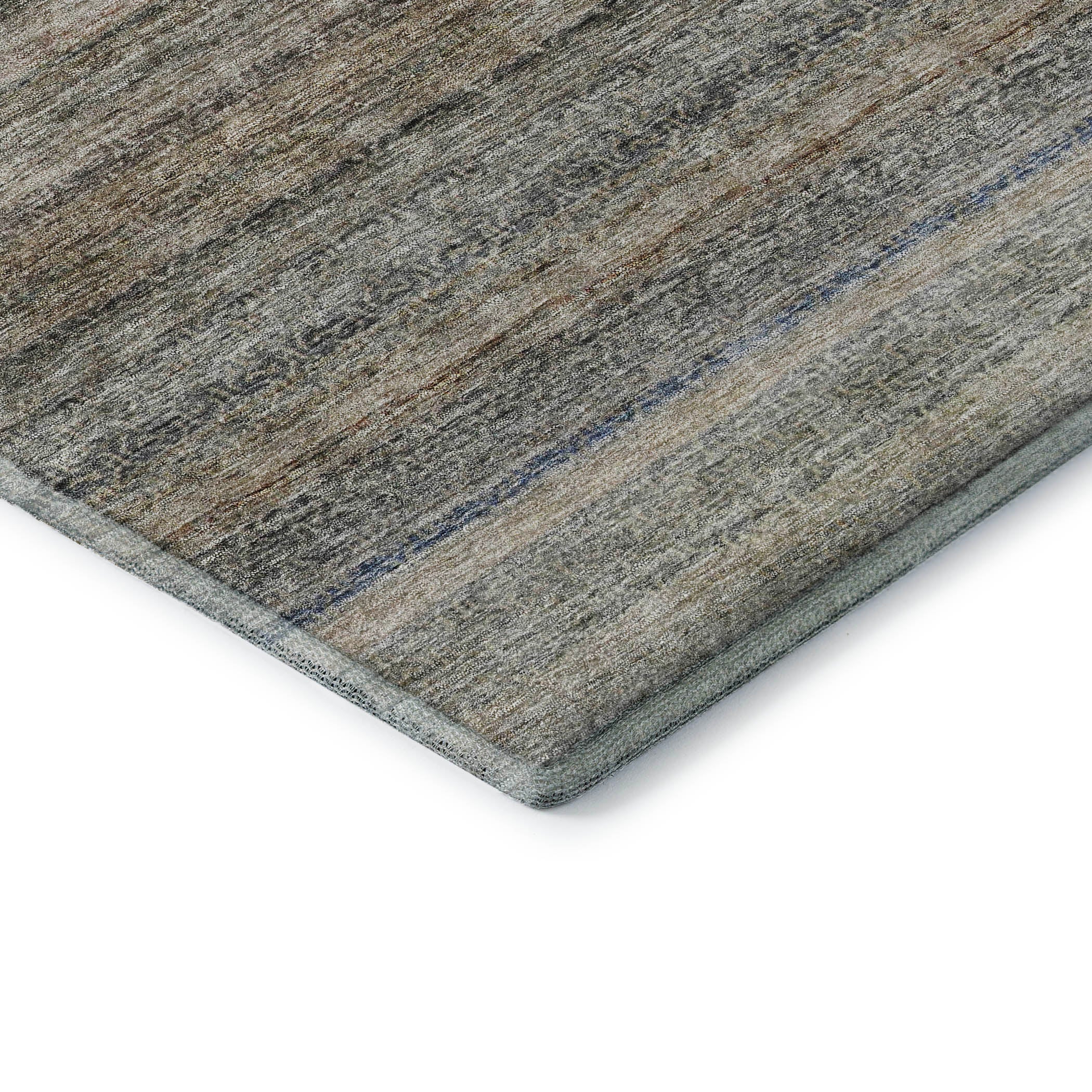 Dubrovnik Machine Washable Transitional Taupe Brown Rug 1'8" x 2'6" #shape_Rectangle