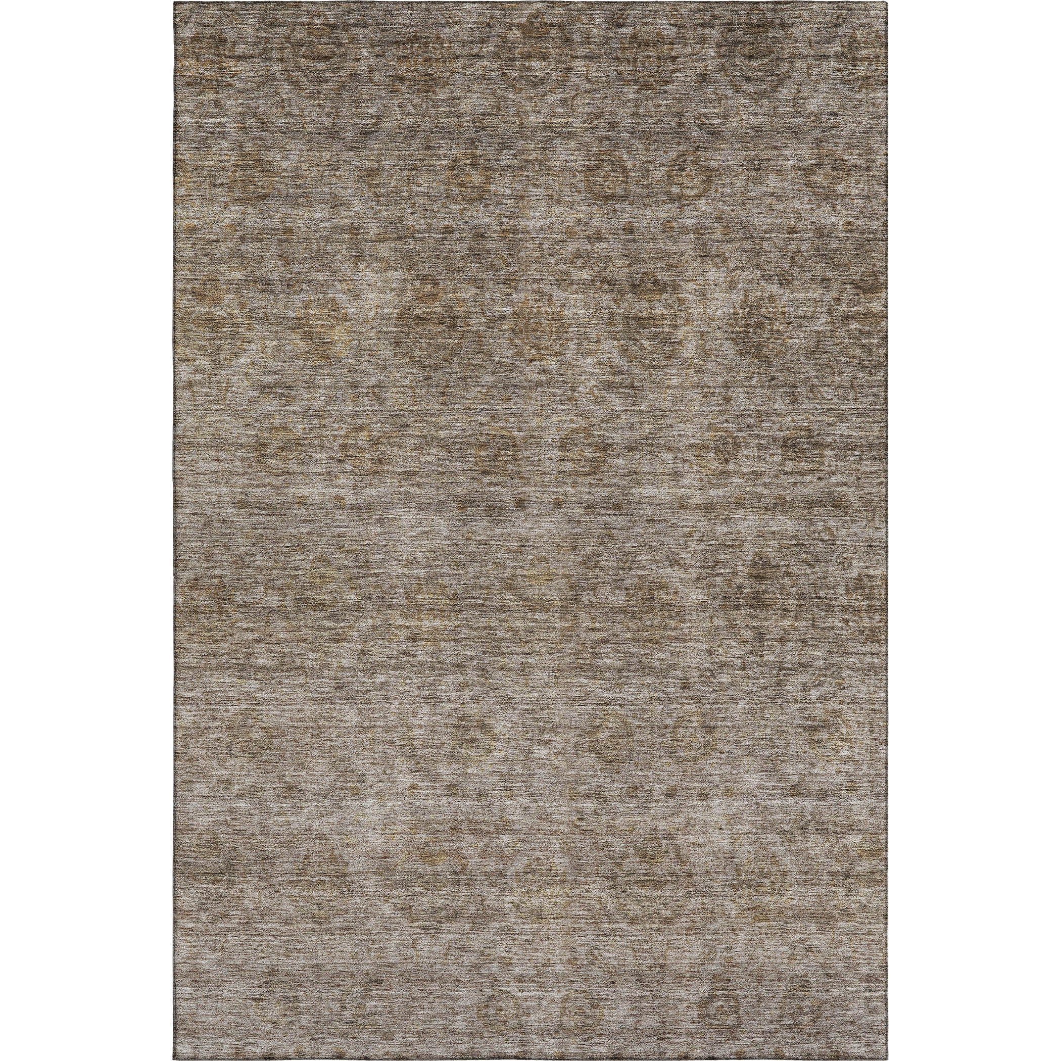 Reykjavik Machine Washable Transitional Brown Rug 2'6" x 3'10" #shape_Rectangle