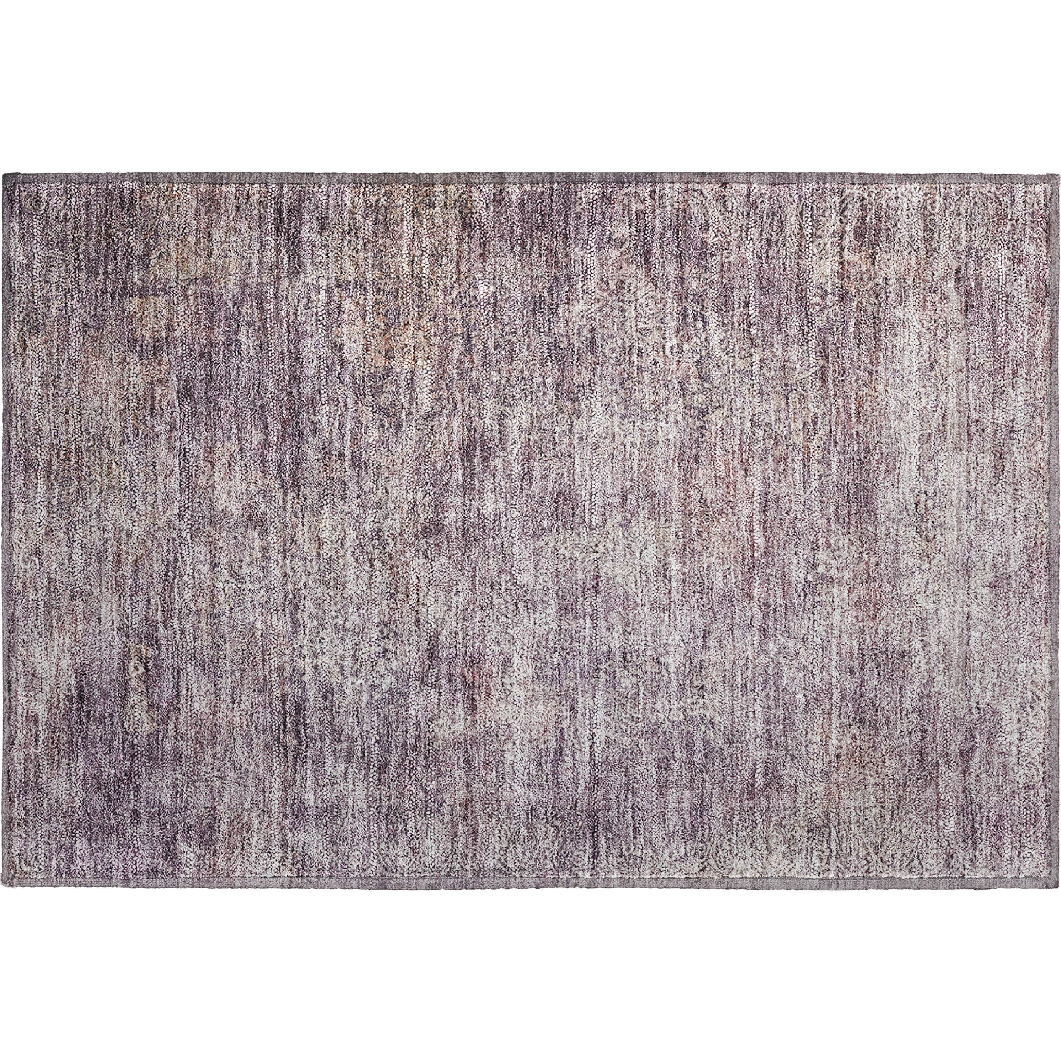 Lucerne Machine Washable Traditional Plum Purple Rug 1'8" x 2'6" #shape_Rectangle