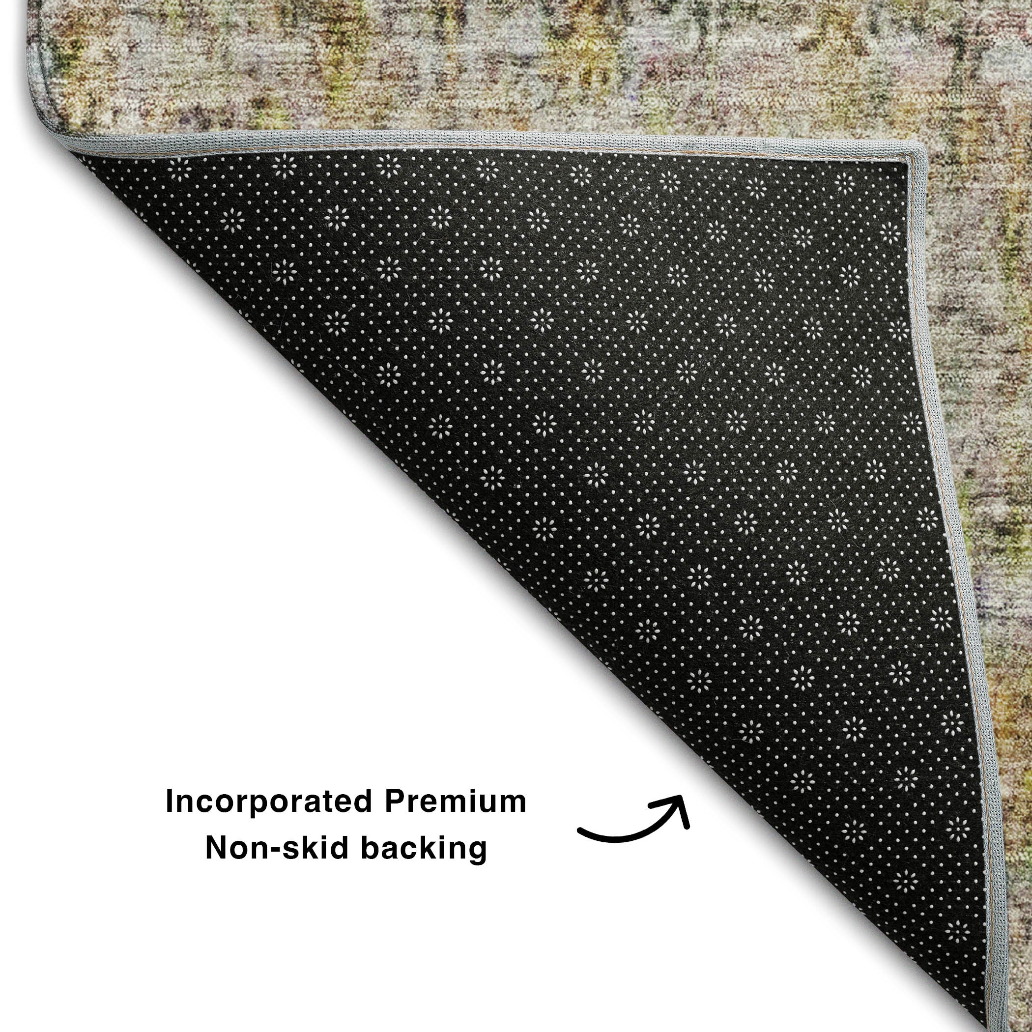 Bergen Machine Washable Traditional Seafoam Blue Rug 1'8" x 2'6" #shape_Rectangle