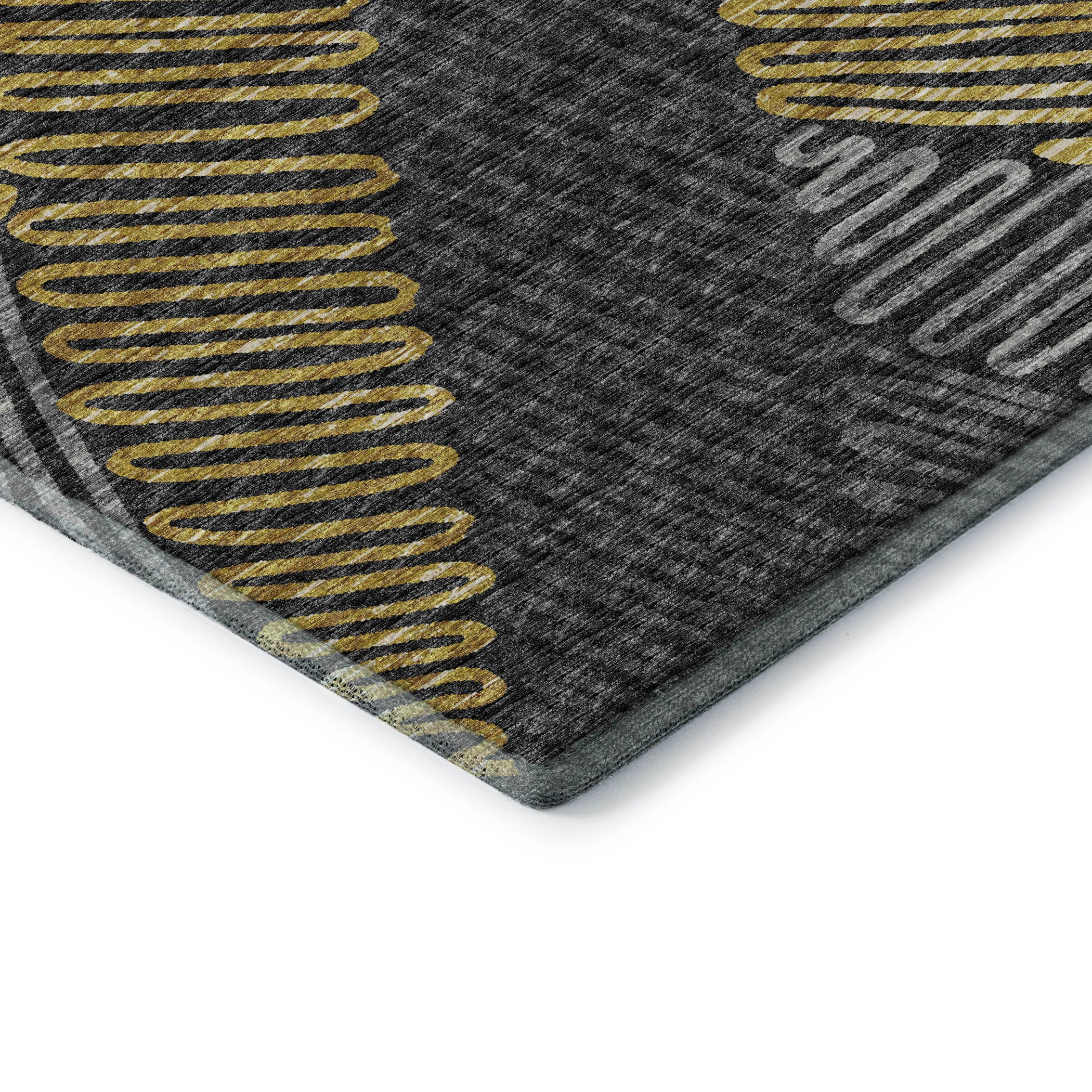 Sintra Machine Washable Transitional Gray Rug 1'8" x 2'6" #shape_Rectangle