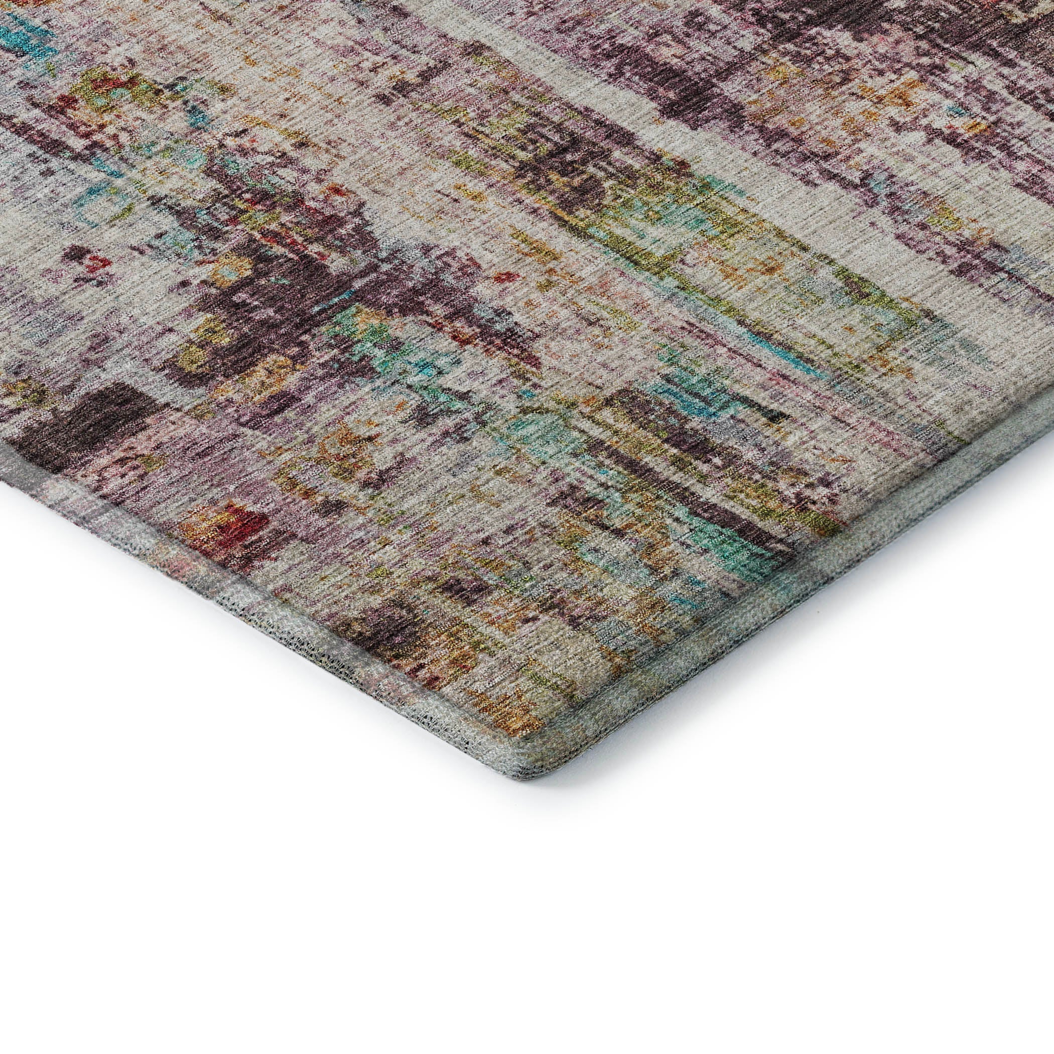 Bergen Machine Washable Transitional Lavender Purple Rug 1'8" x 2'6" #shape_Rectangle