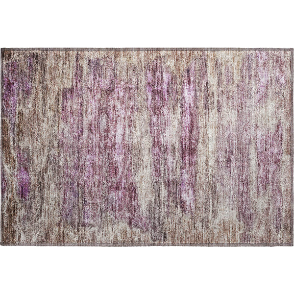 Valletta Machine Washable Transitional Blush Pink Rug 1'8" x 2'6"