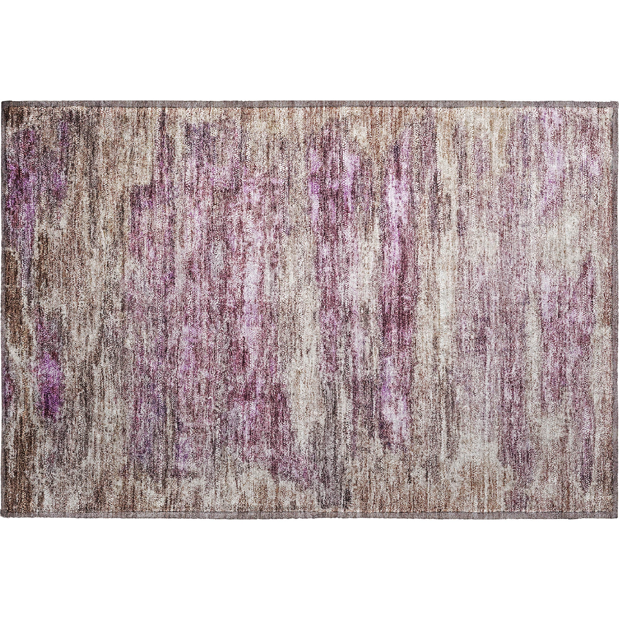 Valletta Machine Washable Transitional Blush Pink Rug 1'8" x 2'6" #shape_Rectangle