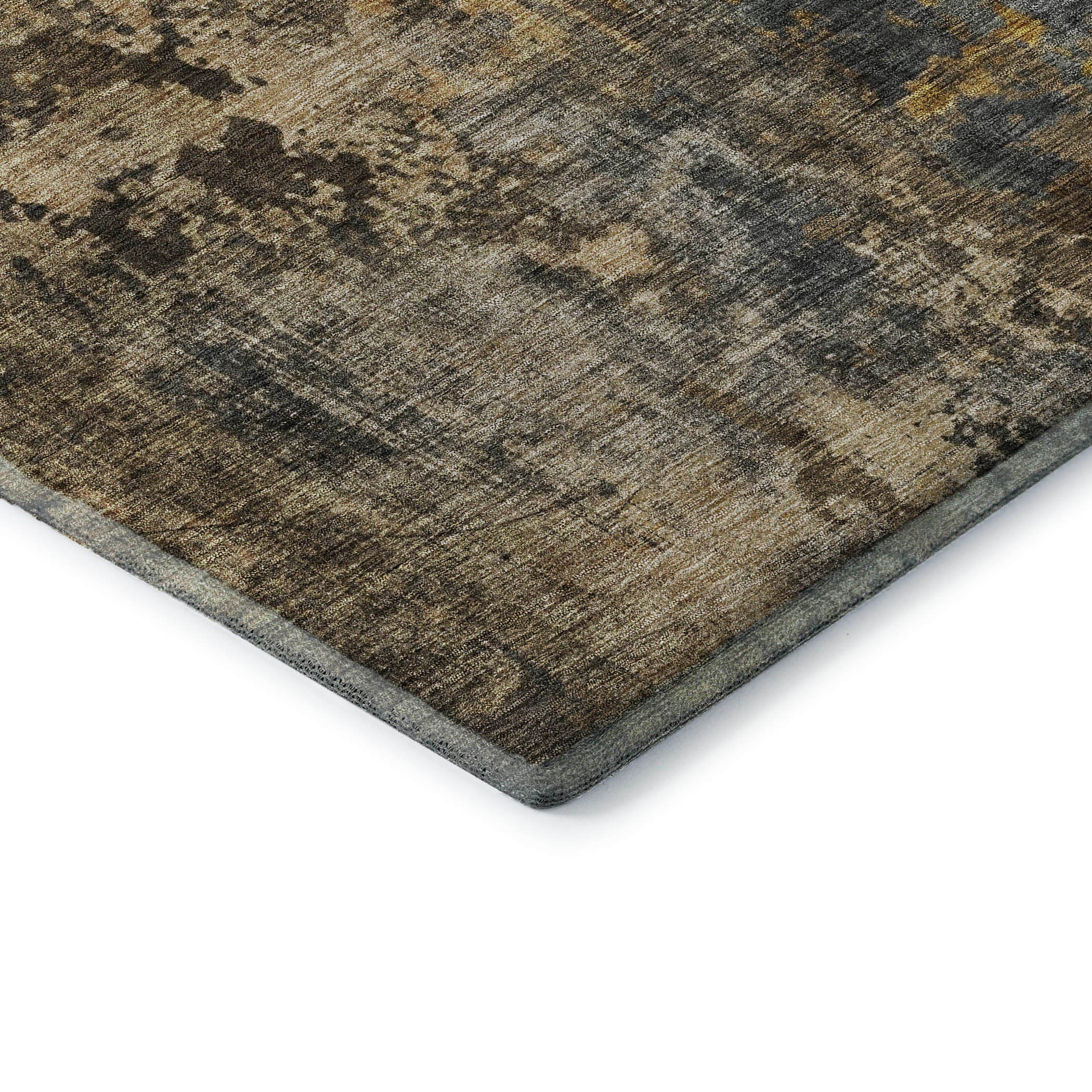 Cairo Machine Washable Transitional Gray Rug 1'8" x 2'6" #shape_Rectangle