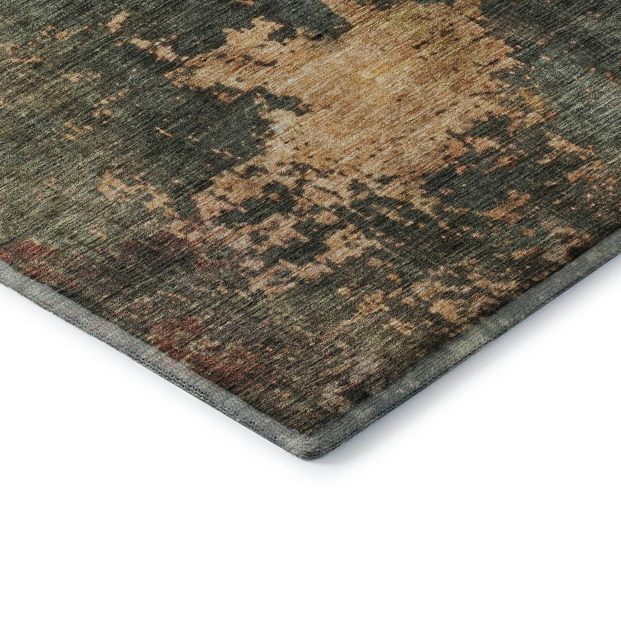 Cairo Machine Washable Transitional Sage Green Rug 1'8" x 2'6" #shape_Rectangle