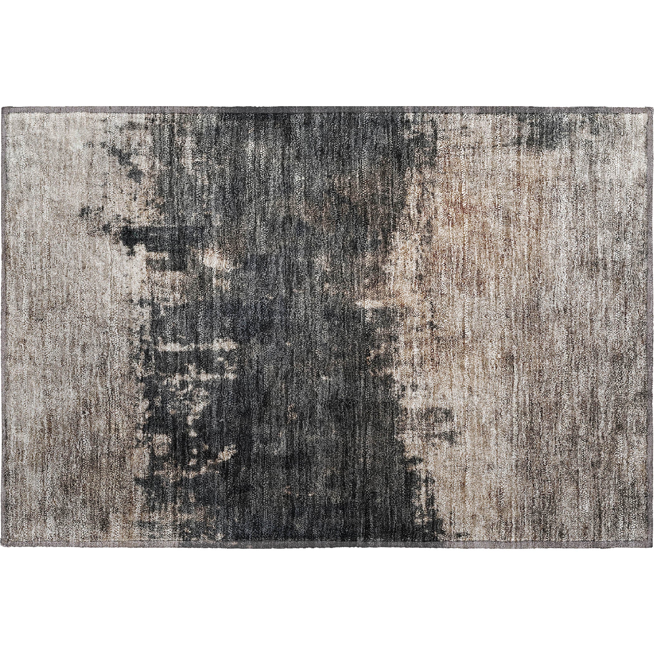 Reykjavik Machine Washable Transitional Taupe Brown Rug 1'8" x 2'6" #shape_Rectangle