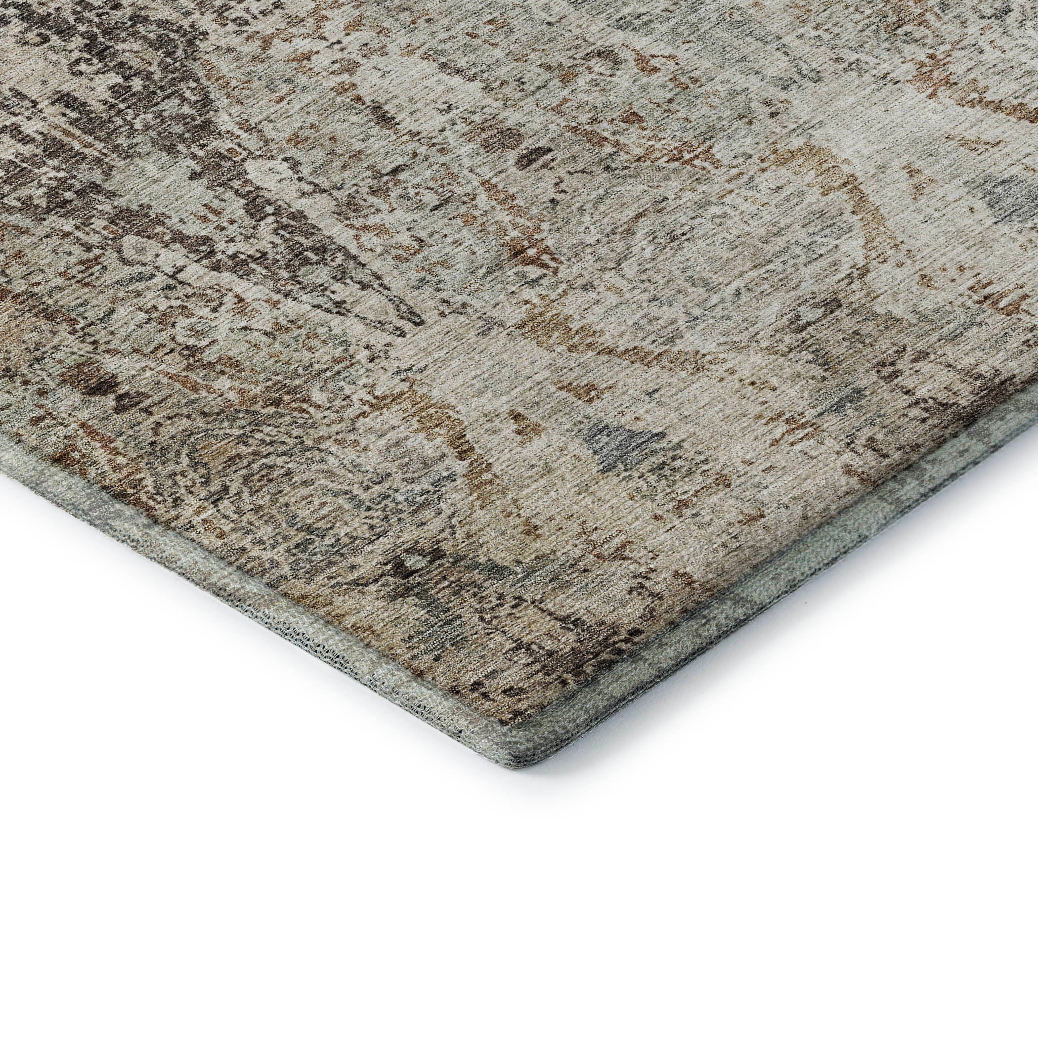 Colombo Machine Washable Transitional Linen Ivory Rug 1'8" x 2'6" #shape_Rectangle