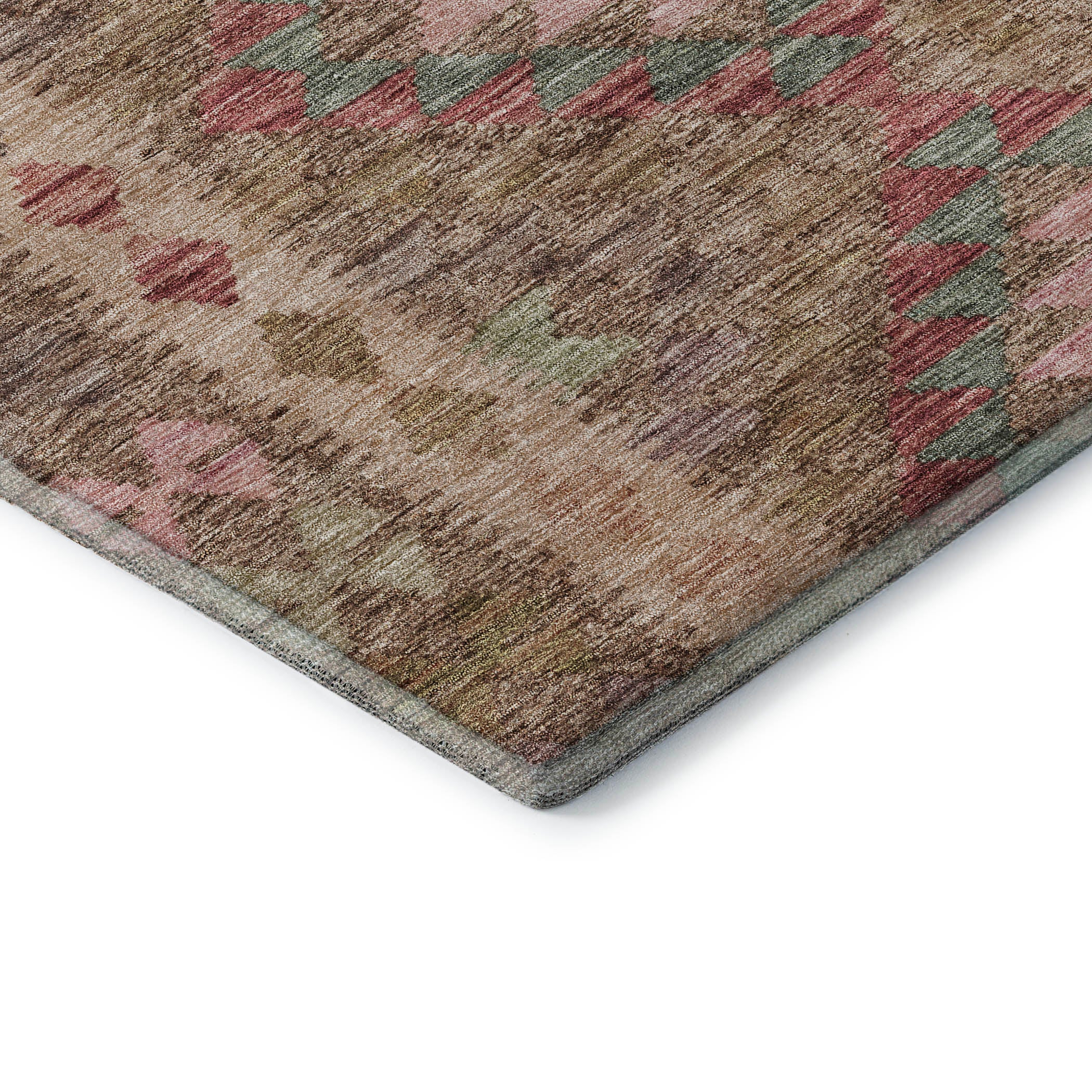 Bogota Machine Washable Transitional Brown Rug 1'8" x 2'6" #shape_Rectangle