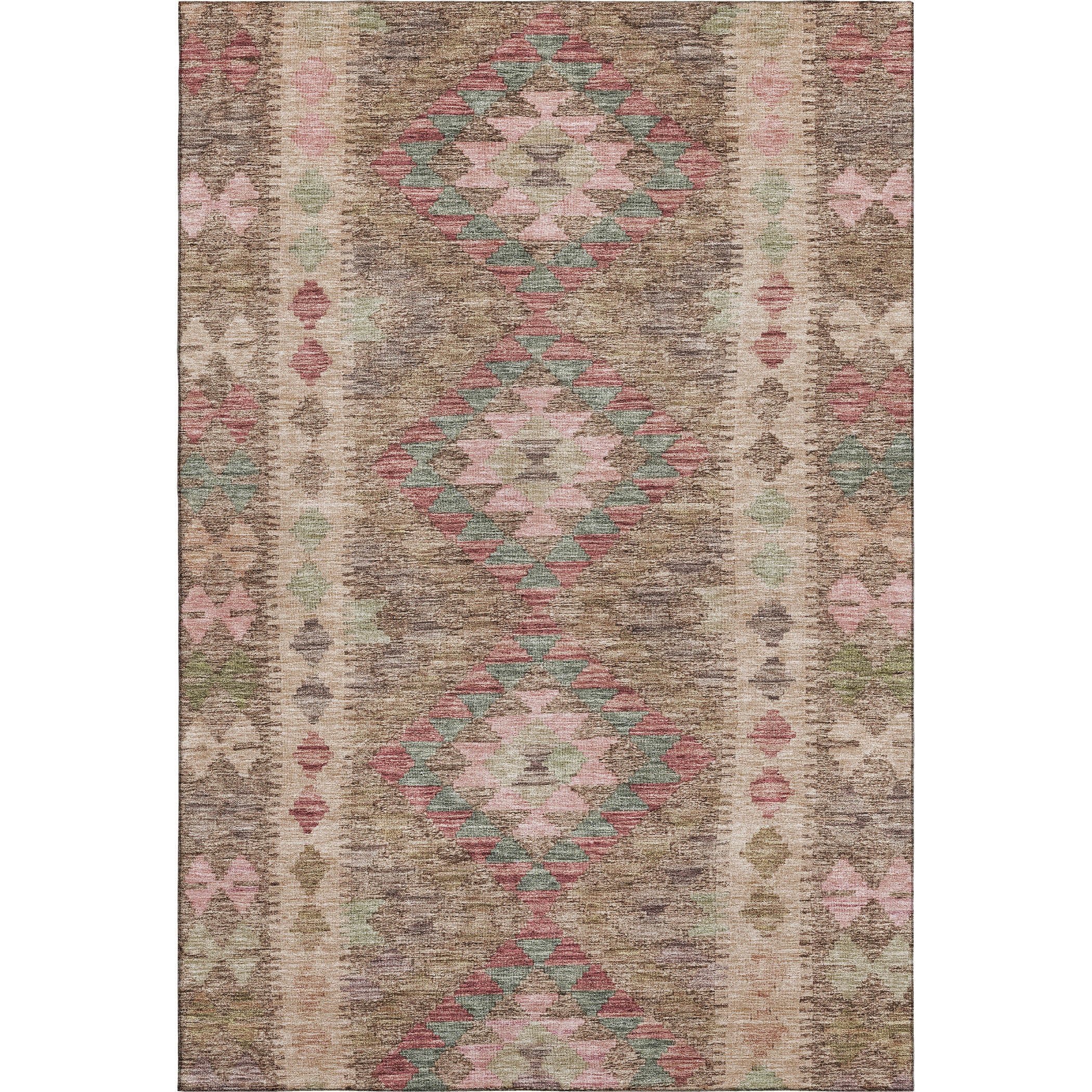Bogota Machine Washable Transitional Brown Rug 2'6" x 3'10" #shape_Rectangle
