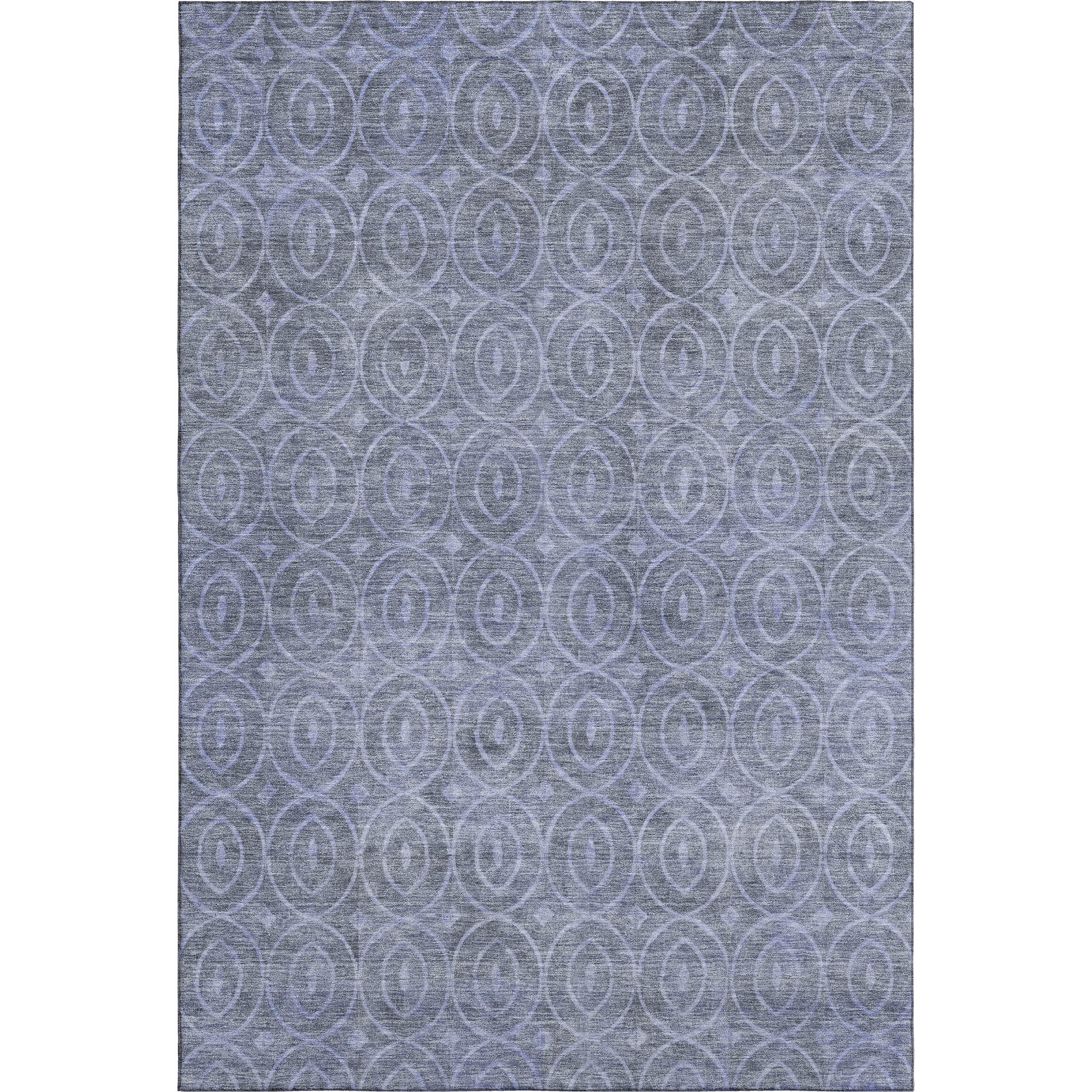 Mostar Machine Washable Transitional Denim Blue Rug 2'6" x 3'10" #shape_Rectangle