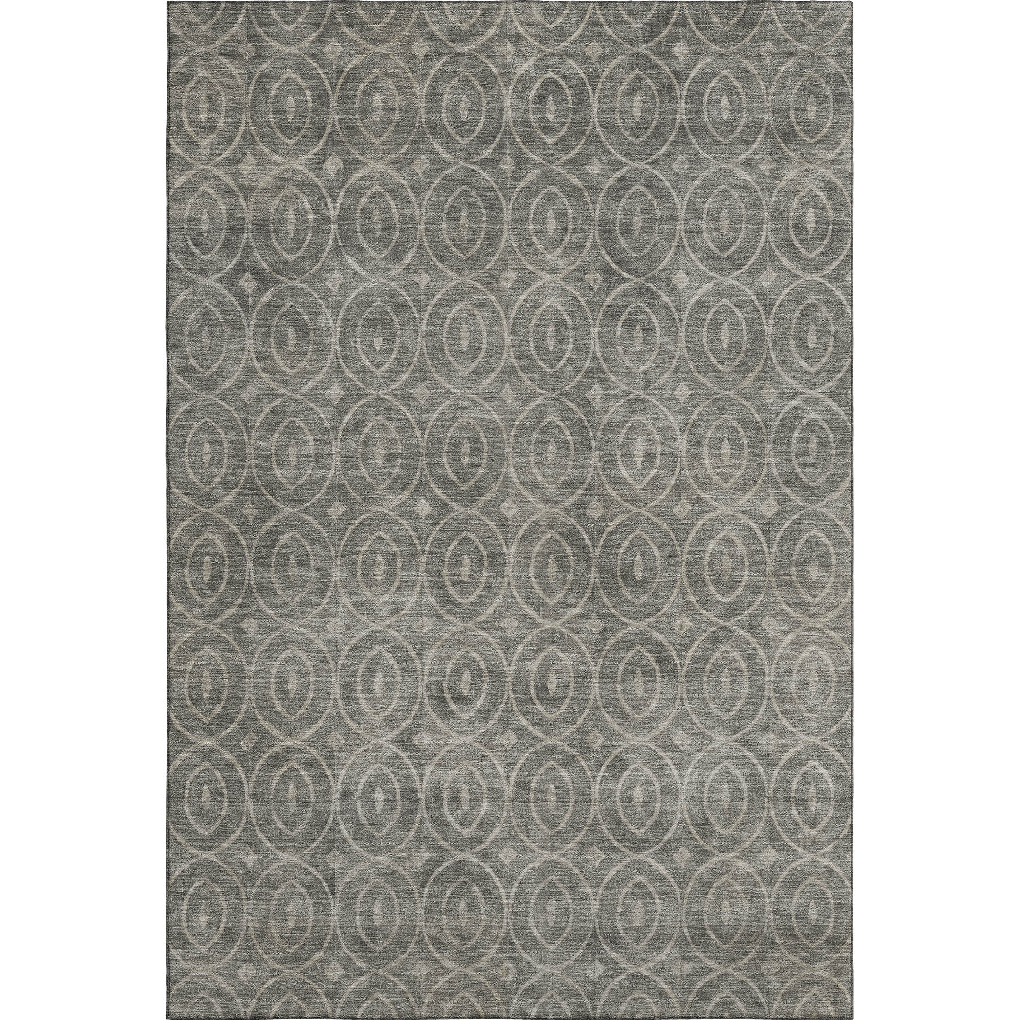 Mostar Machine Washable Transitional Pewter Gray Rug 2'6" x 3'10" #shape_Rectangle