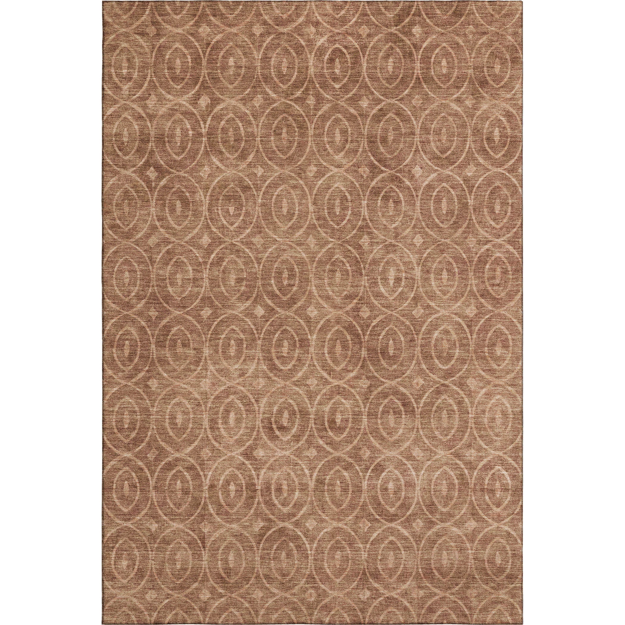 Mostar Machine Washable Transitional Terracotta Orange Rug 2'6" x 3'10" #shape_Rectangle