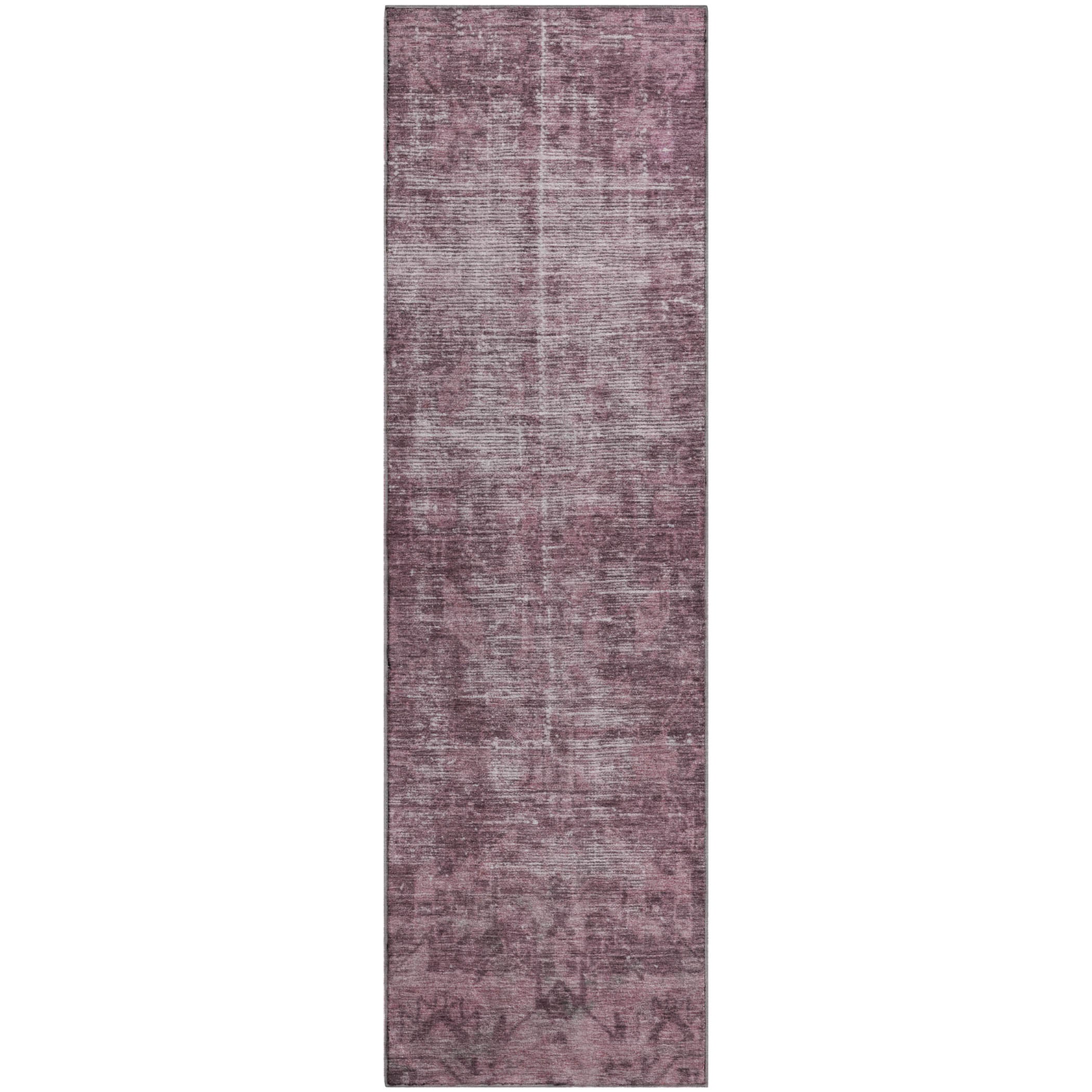 Salzburg Machine Washable Traditional Merlot Red Rug 2'3" x 7'6" #shape_Runner