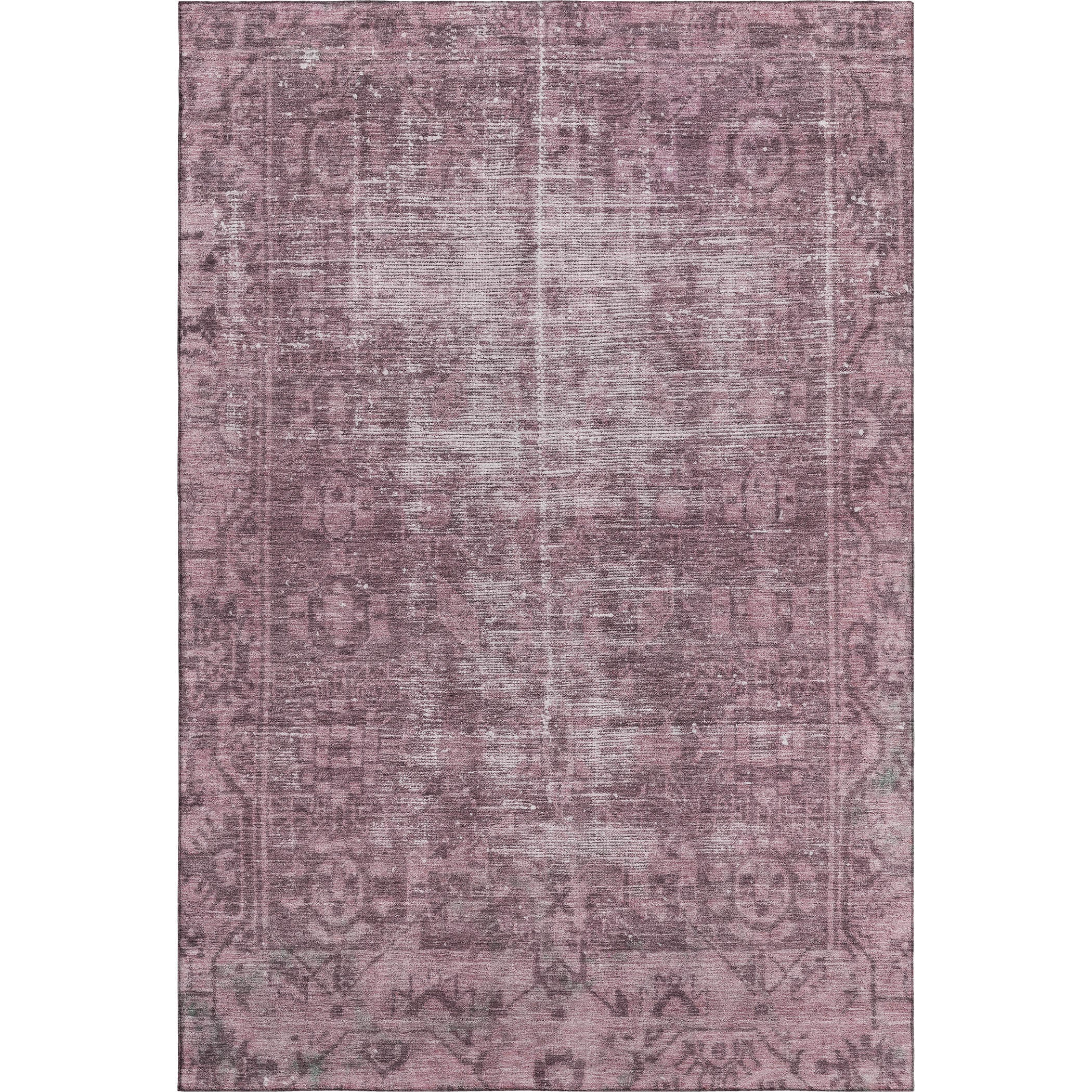 Salzburg Machine Washable Traditional Merlot Red Rug 2'6" x 3'10" #shape_Rectangle