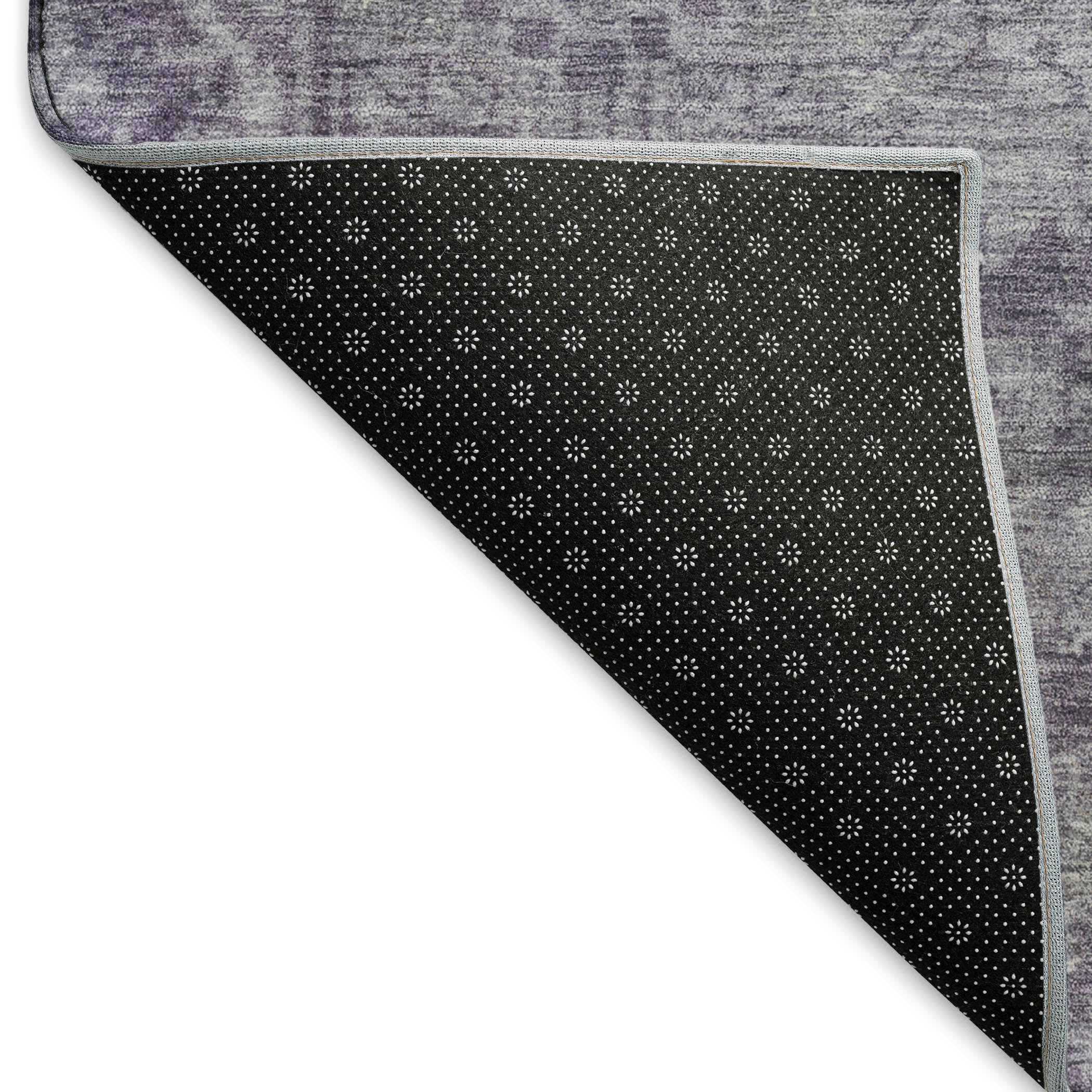 Salzburg Machine Washable Traditional Purple Rug 1'8" x 2'6" #shape_Rectangle
