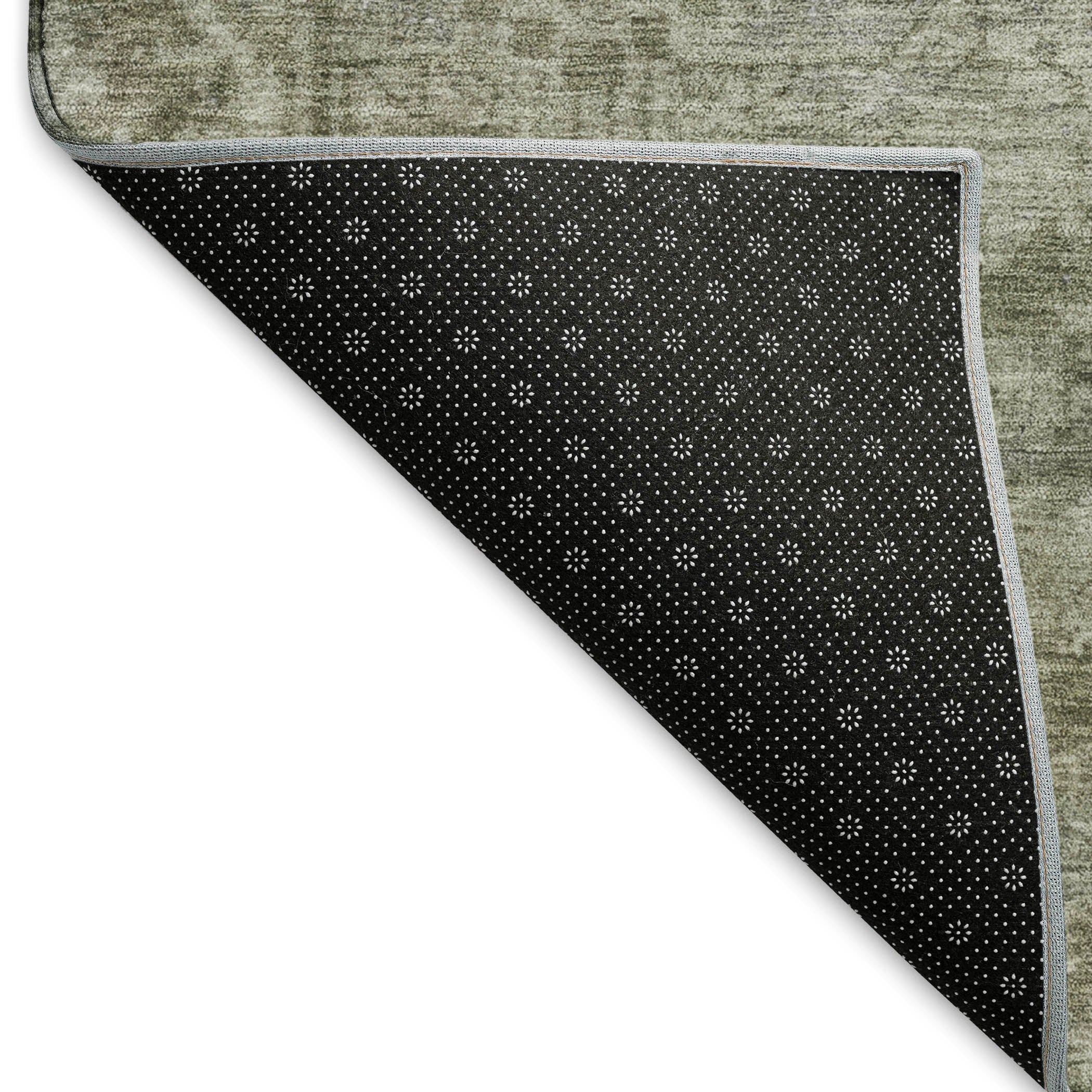 Salzburg Machine Washable Traditional Taupe Brown Rug 1'8" x 2'6" #shape_Rectangle