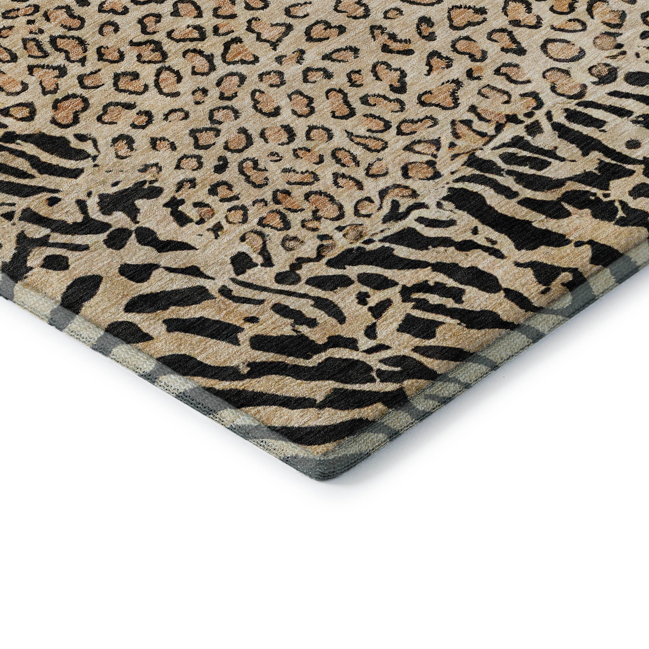 Baku Machine Washable Transitional Gold Rug 1'8" x 2'6" #shape_Rectangle
