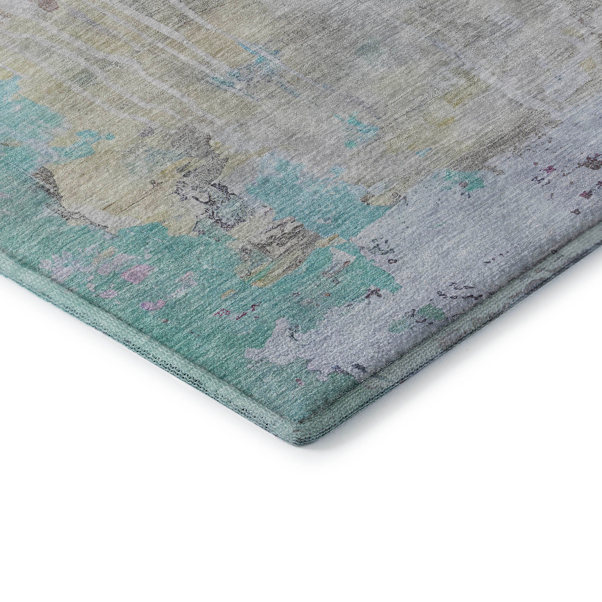 Porto Machine Washable Transitional Taupe Brown Rug 1'8" x 2'6" #shape_Rectangle