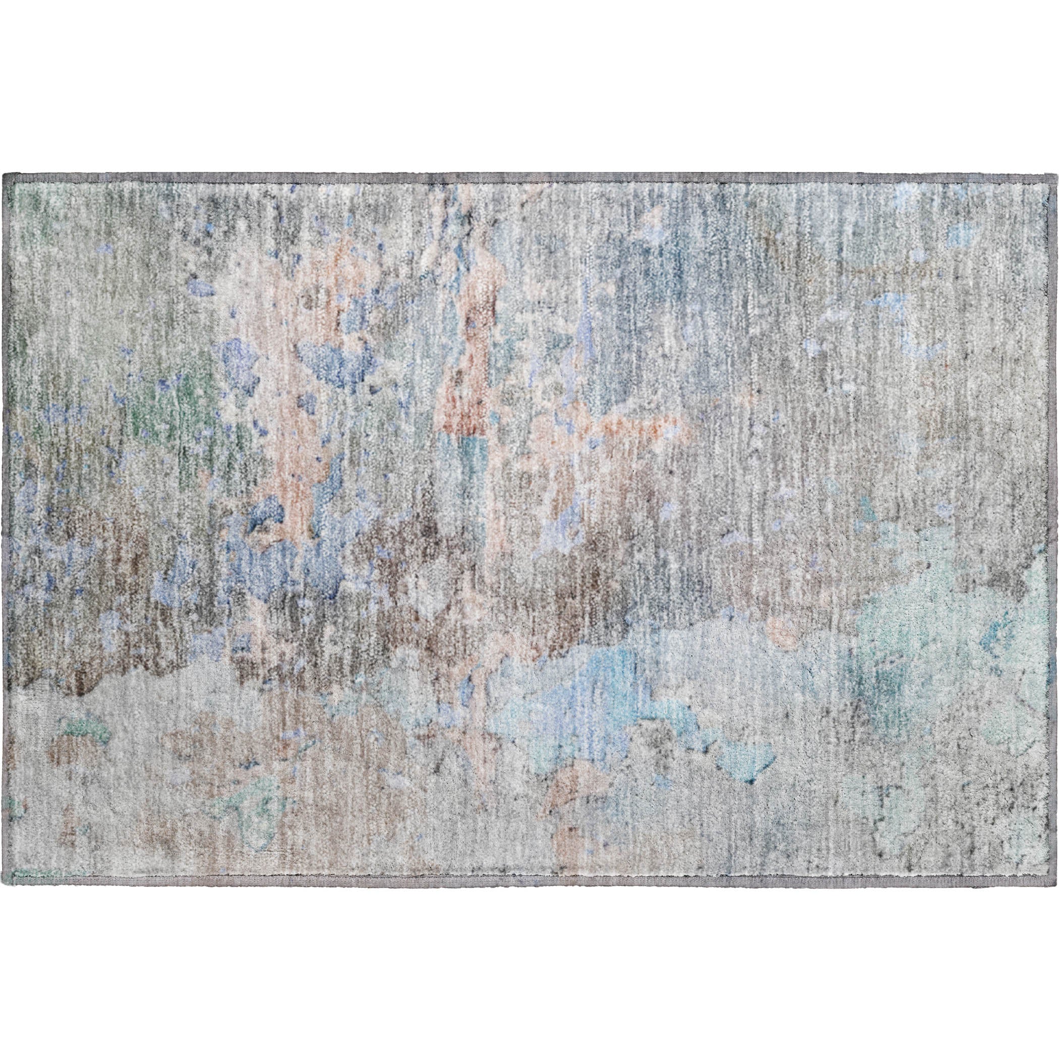 Havana Machine Washable Transitional Taupe Brown Rug 1'8" x 2'6" #shape_Rectangle