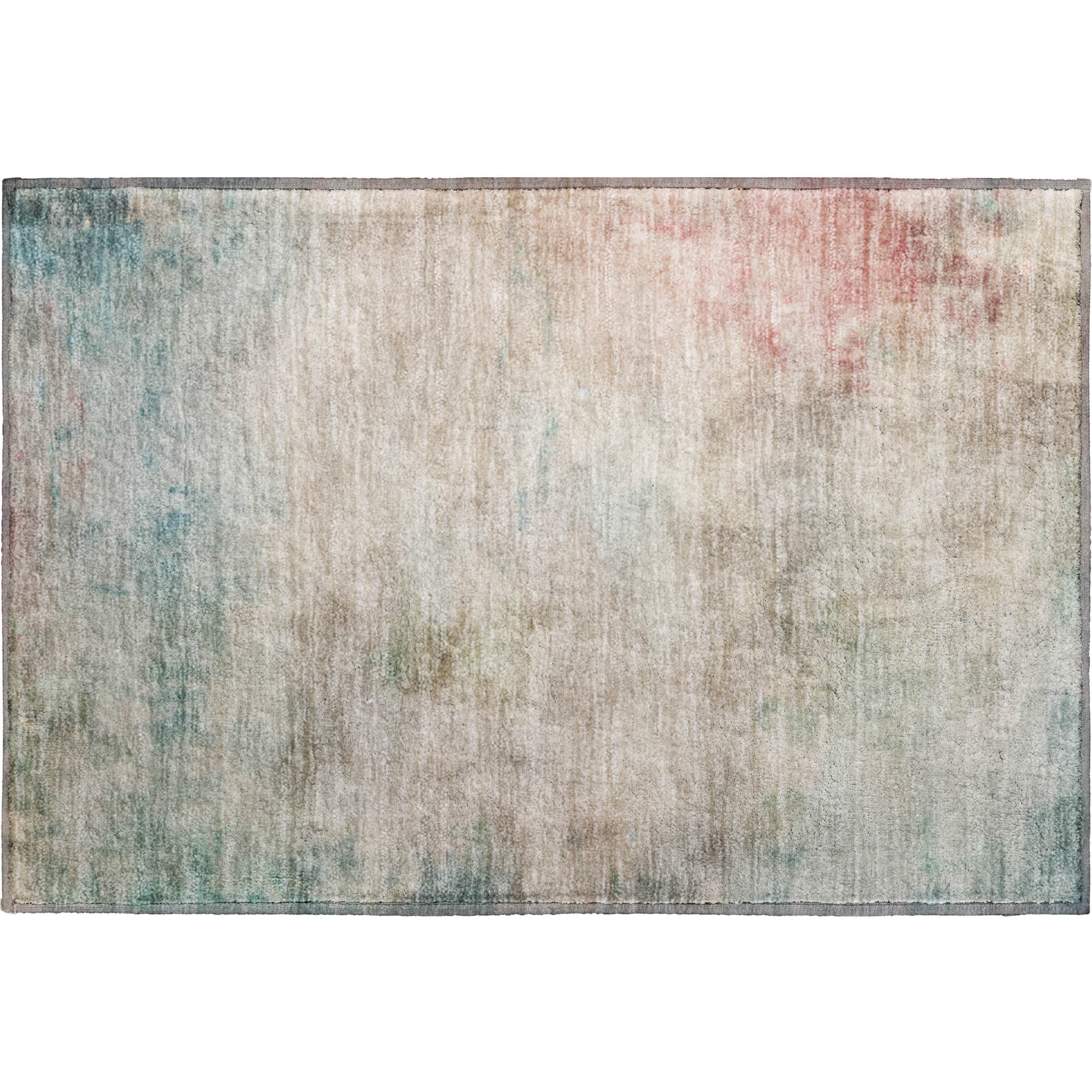 Bern Machine Washable Transitional Taupe Brown Rug 1'8" x 2'6" #shape_Rectangle