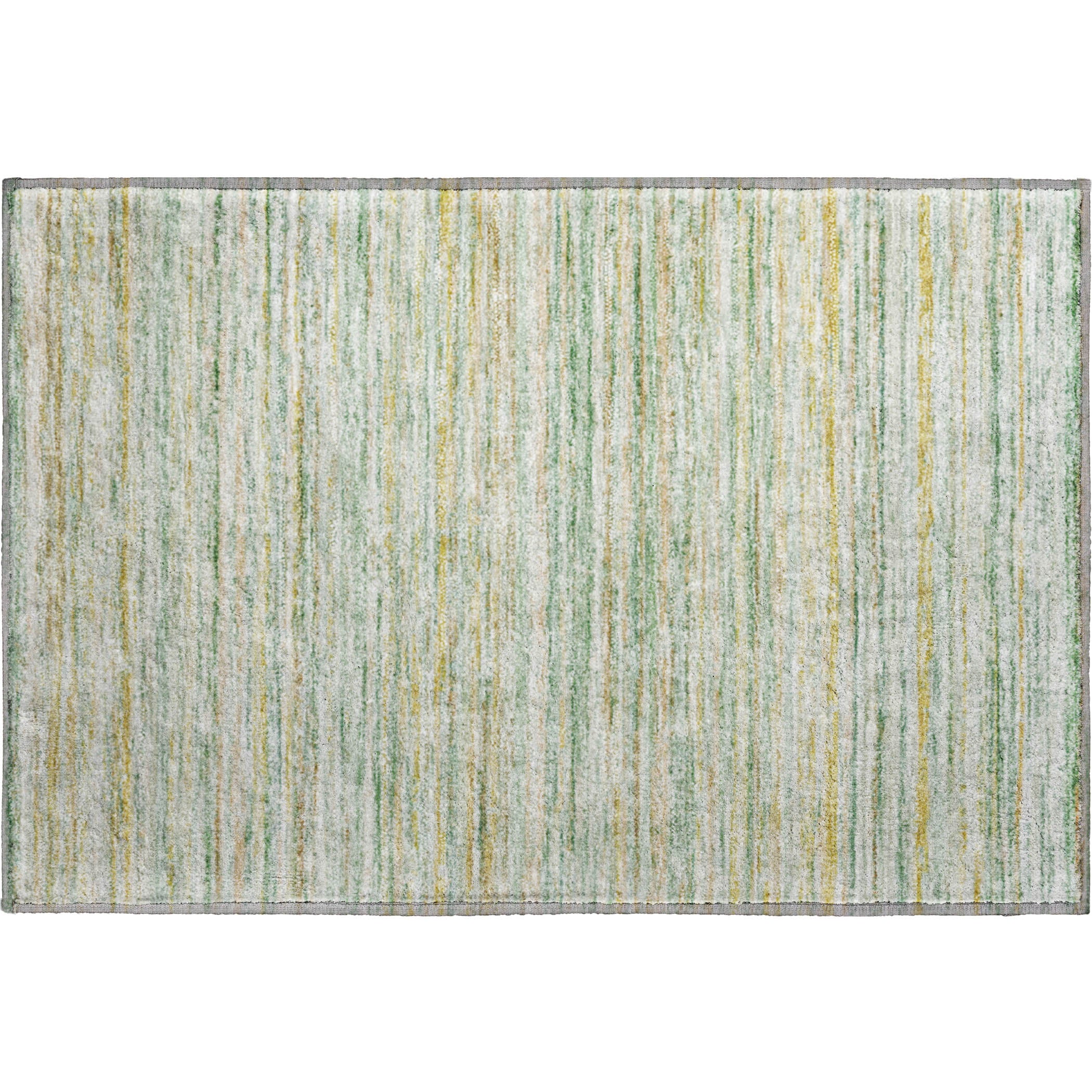Oslo Machine Washable Transitional Mint Green Rug 1'8" x 2'6" #shape_Rectangle