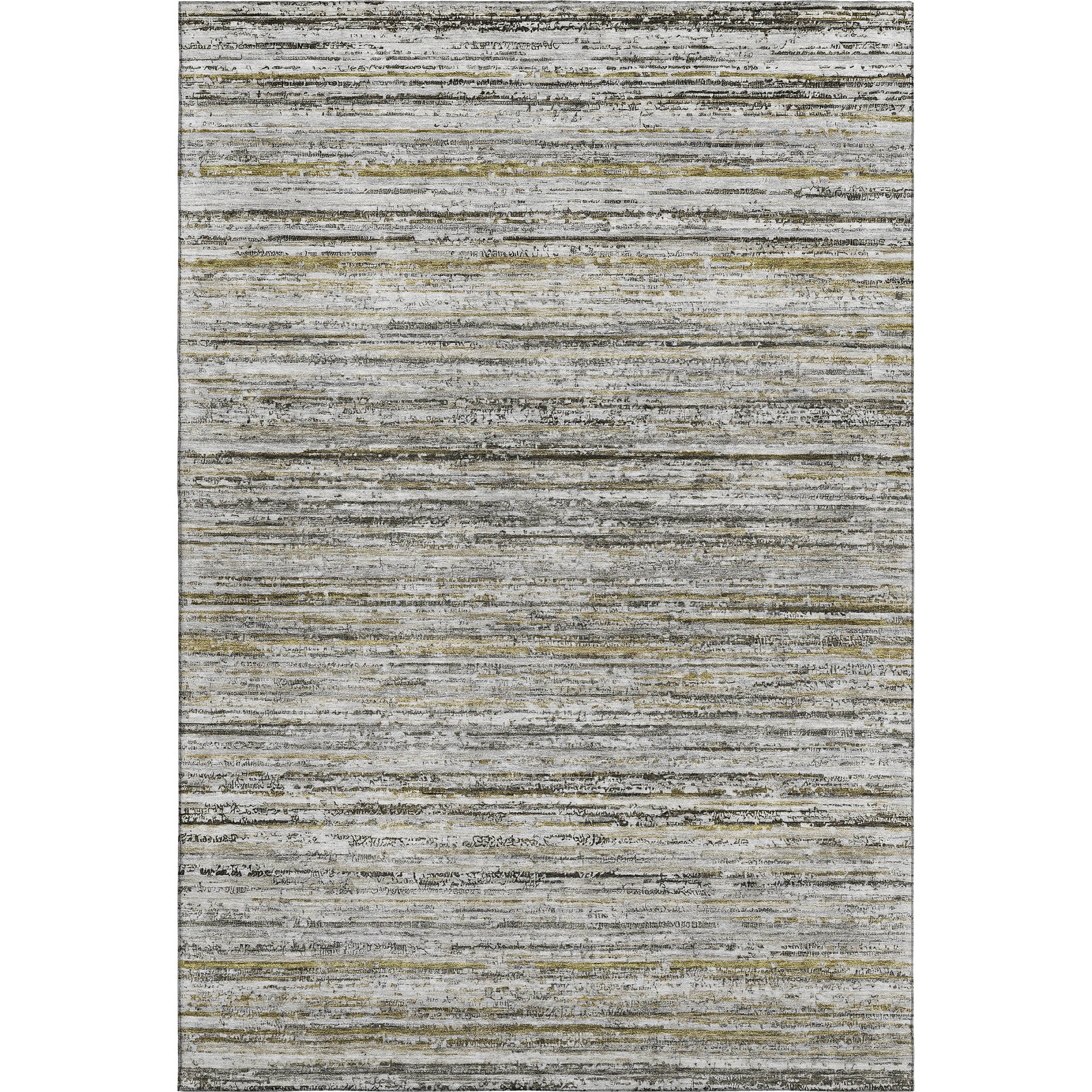 Oslo Machine Washable Transitional Pewter Gray Rug 2'6" x 3'10" #shape_Rectangle