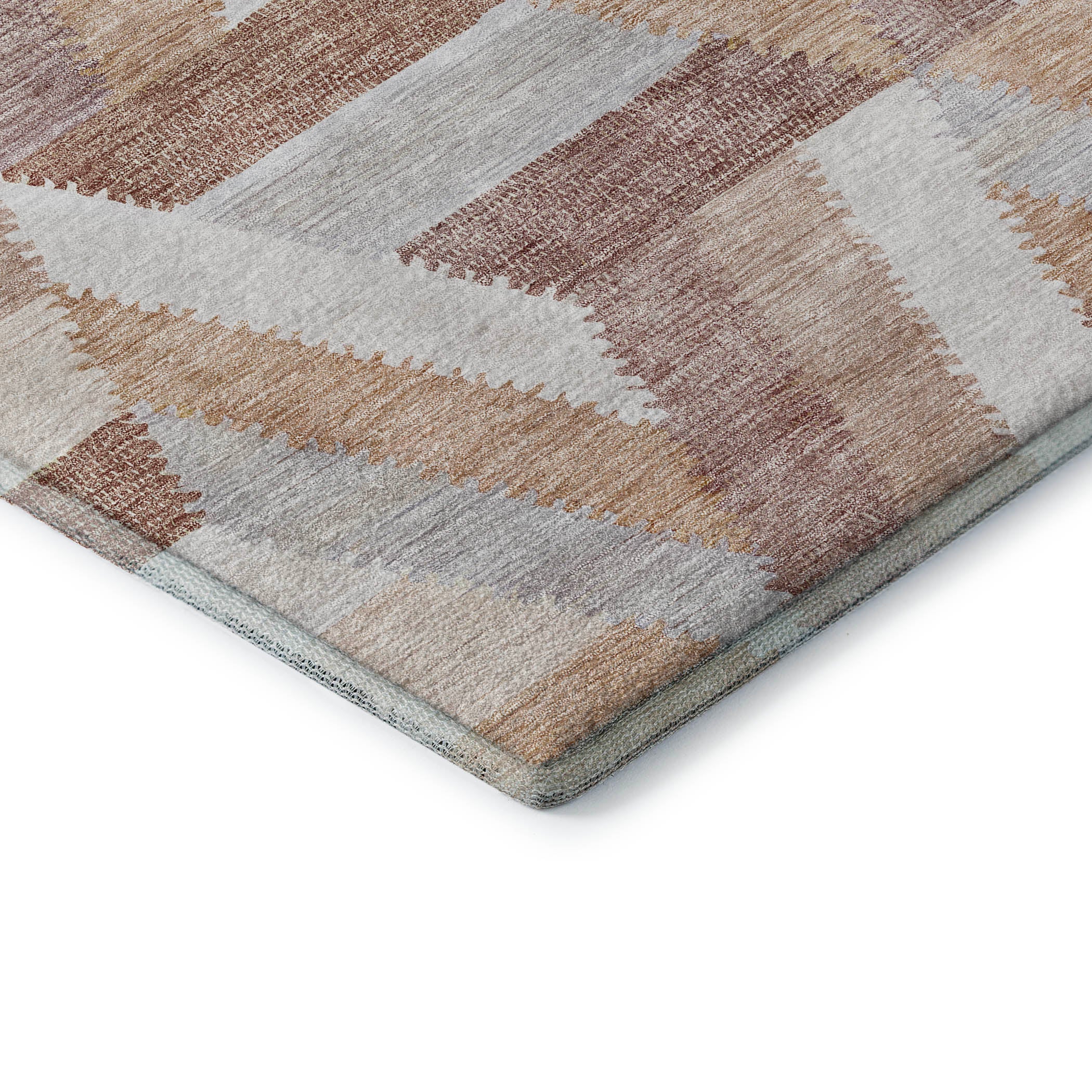 Seville Machine Washable Transitional Copper Orange Rug 1'8" x 2'6" #shape_Rectangle