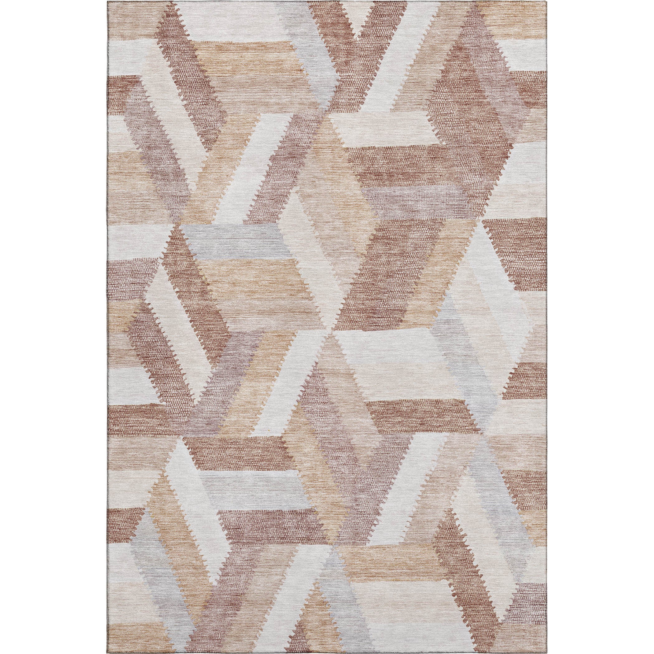 Seville Machine Washable Transitional Copper Orange Rug 2'6" x 3'10" #shape_Rectangle
