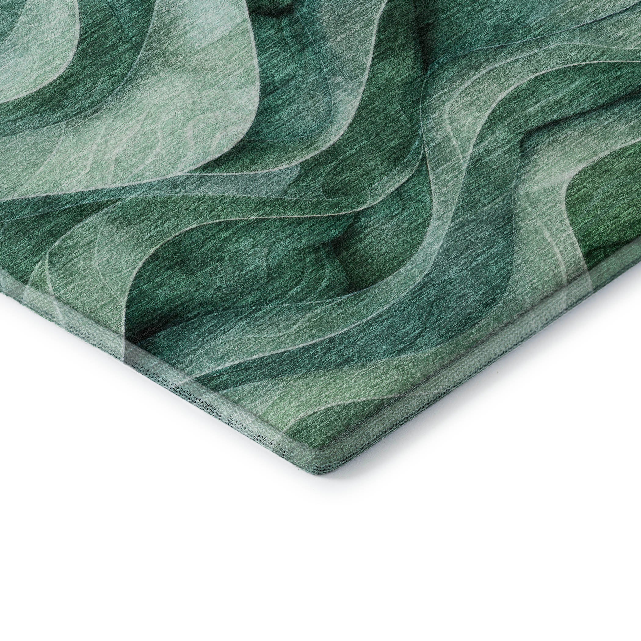 Ghent Machine Washable Transitional Teal Rug 1'8" x 2'6" #shape_Rectangle