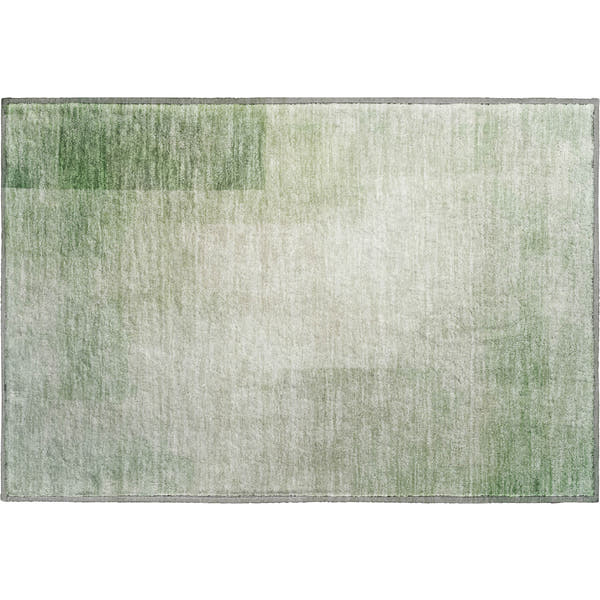 Tbilisi Machine Washable Transitional Aloe Green Rug 1'8" x 2'6"