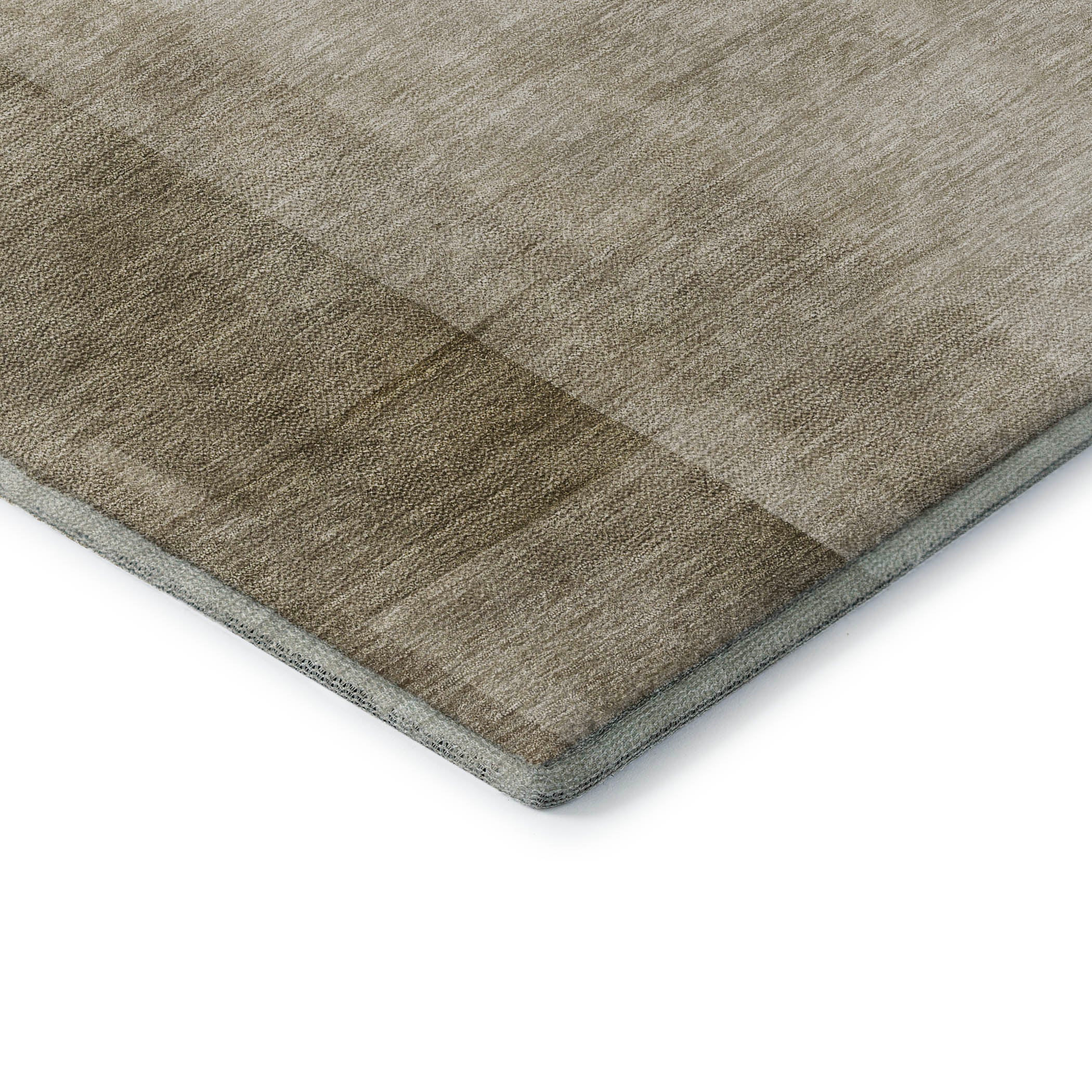Tbilisi Machine Washable Transitional Khaki Brown Rug 1'8" x 2'6" #shape_Rectangle