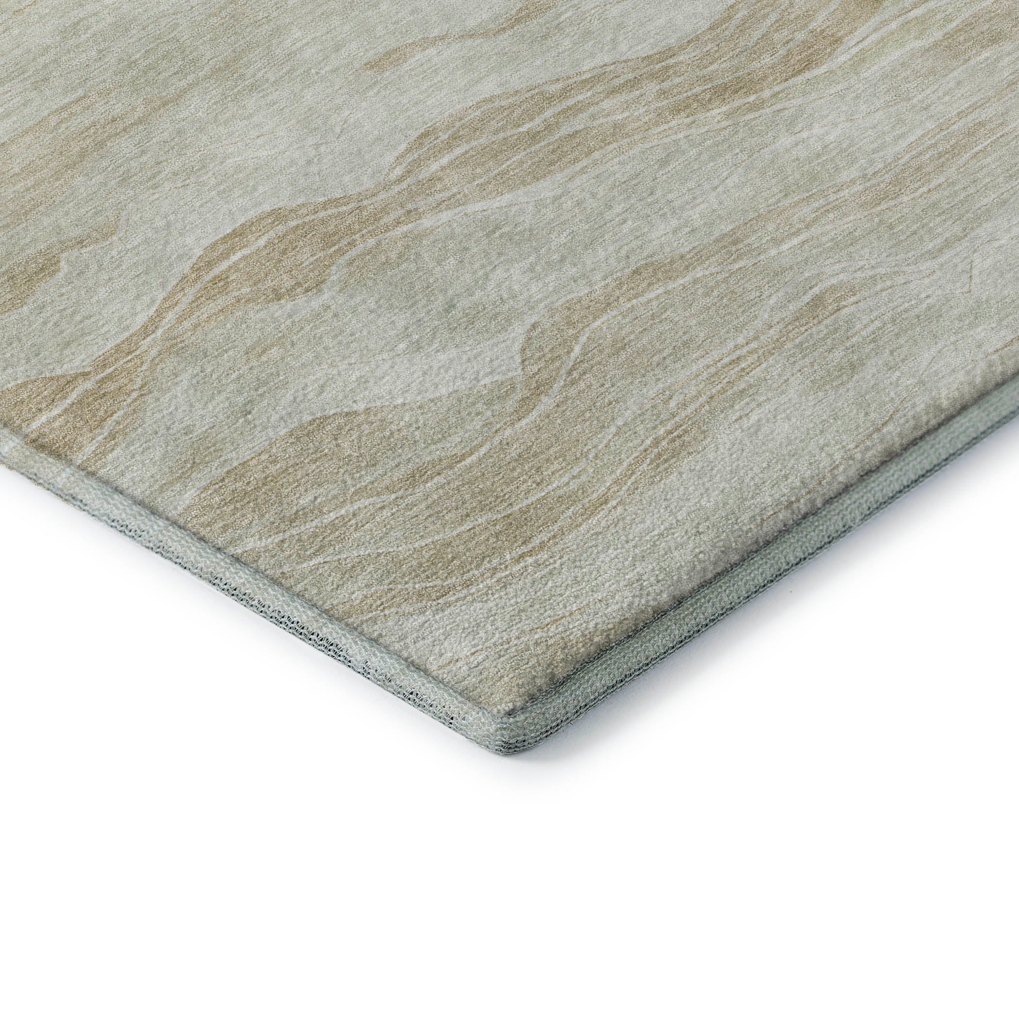 Antigua Machine Washable Transitional Beige Brown Rug 1'8" x 2'6" #shape_Rectangle