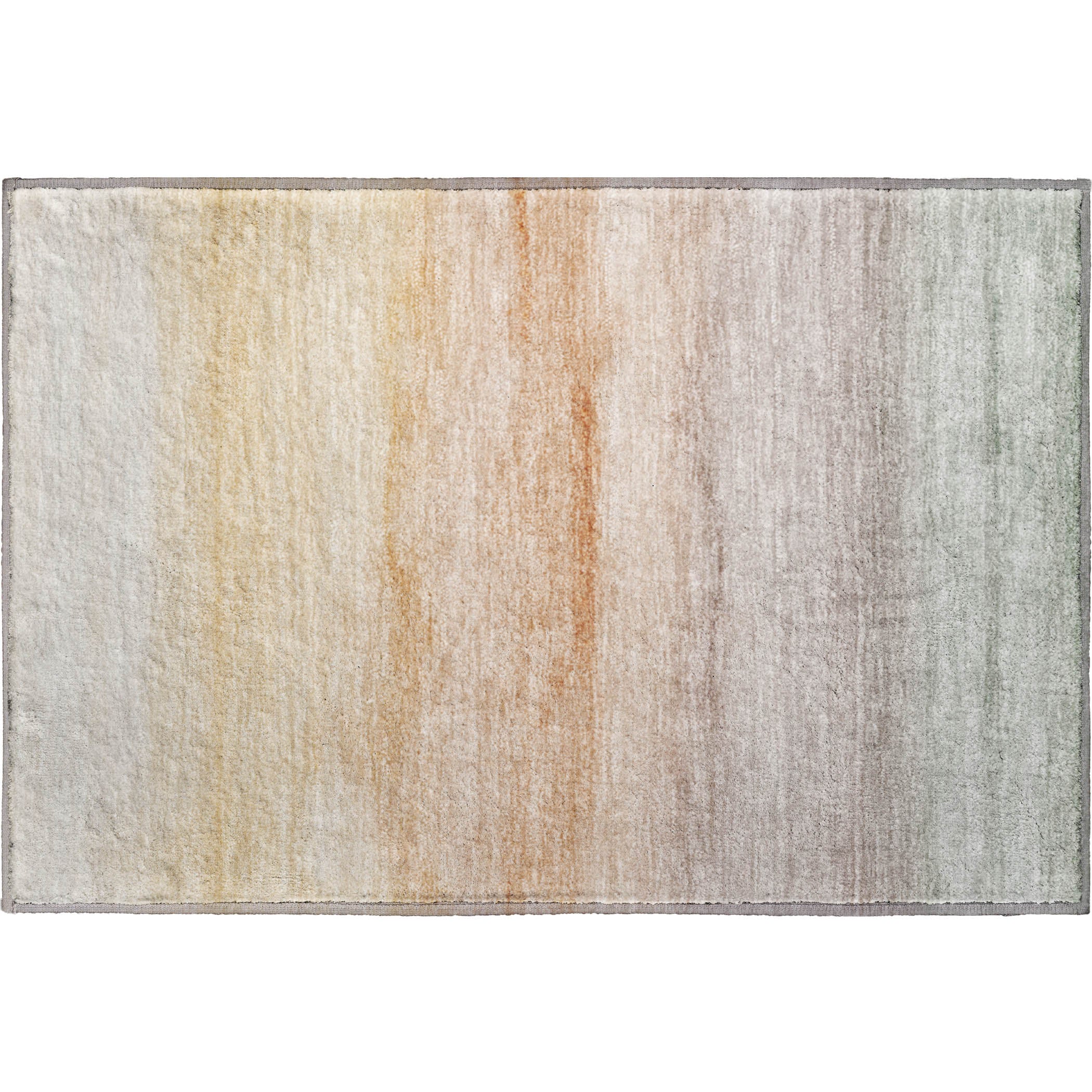 Hoi An Machine Washable Transitional Coral Orange Rug 1'8" x 2'6" #shape_Rectangle