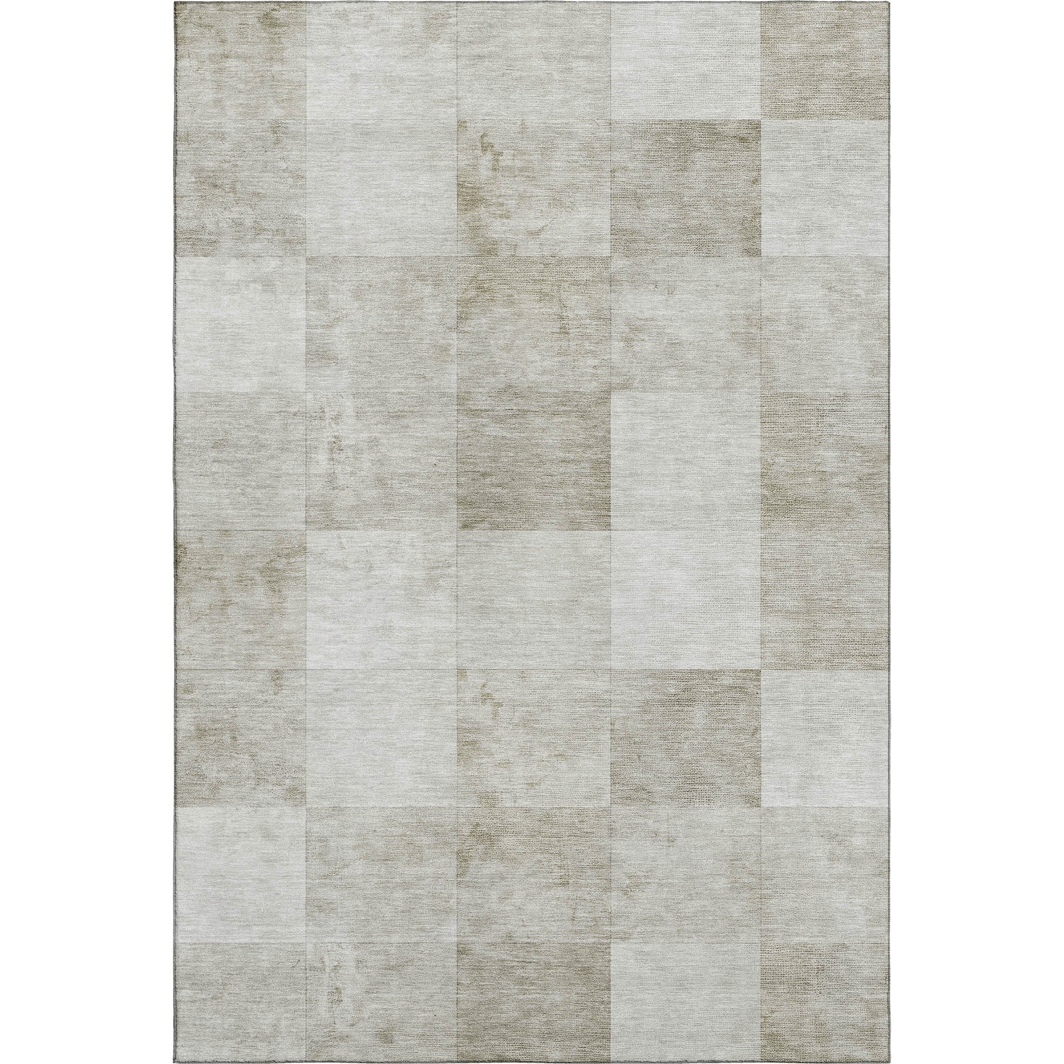 Siena Machine Washable Transitional Beige Brown Rug 2'6" x 3'10" #shape_Rectangle