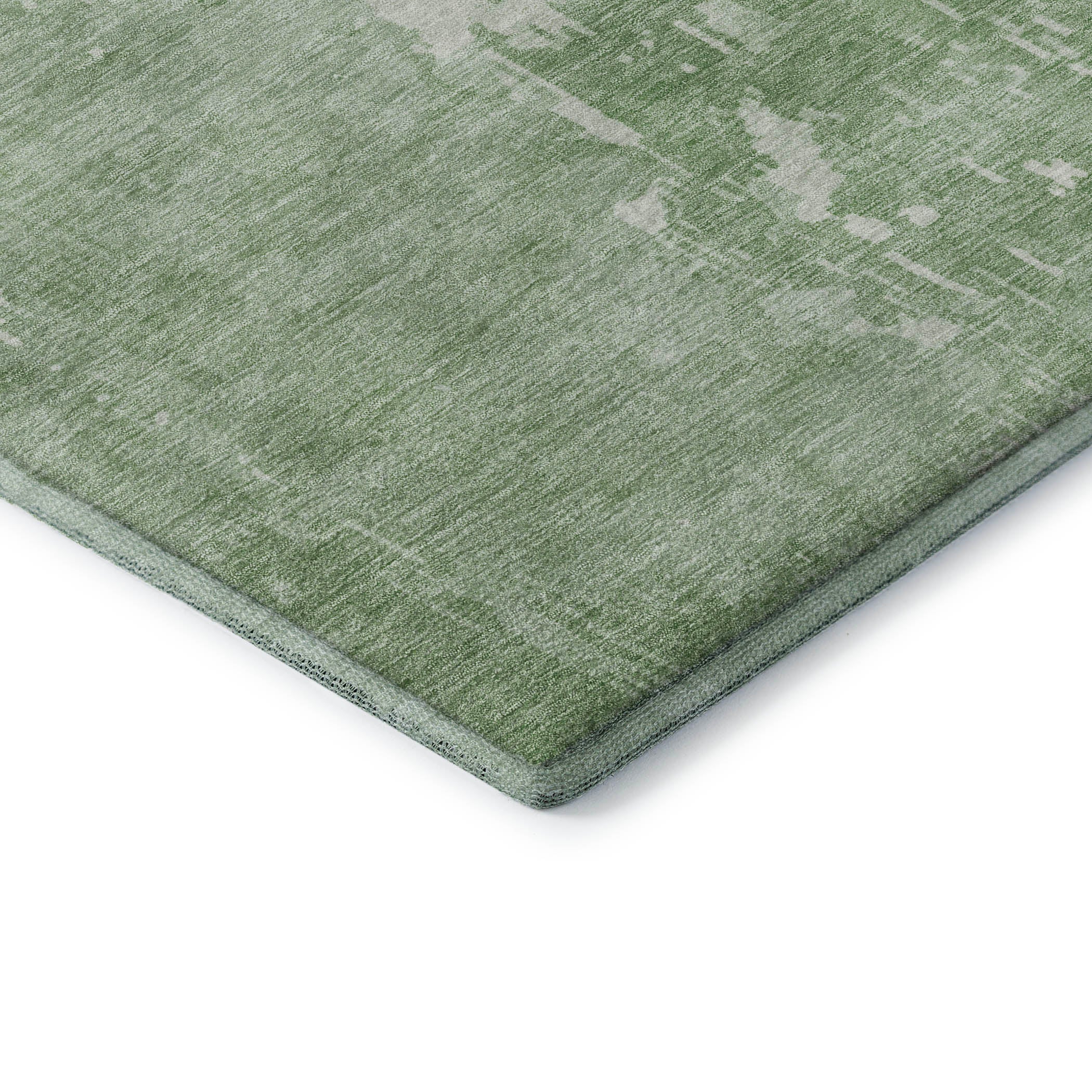 Salzburg Machine Washable Transitional Mint Green Rug 1'8" x 2'6" #shape_Rectangle