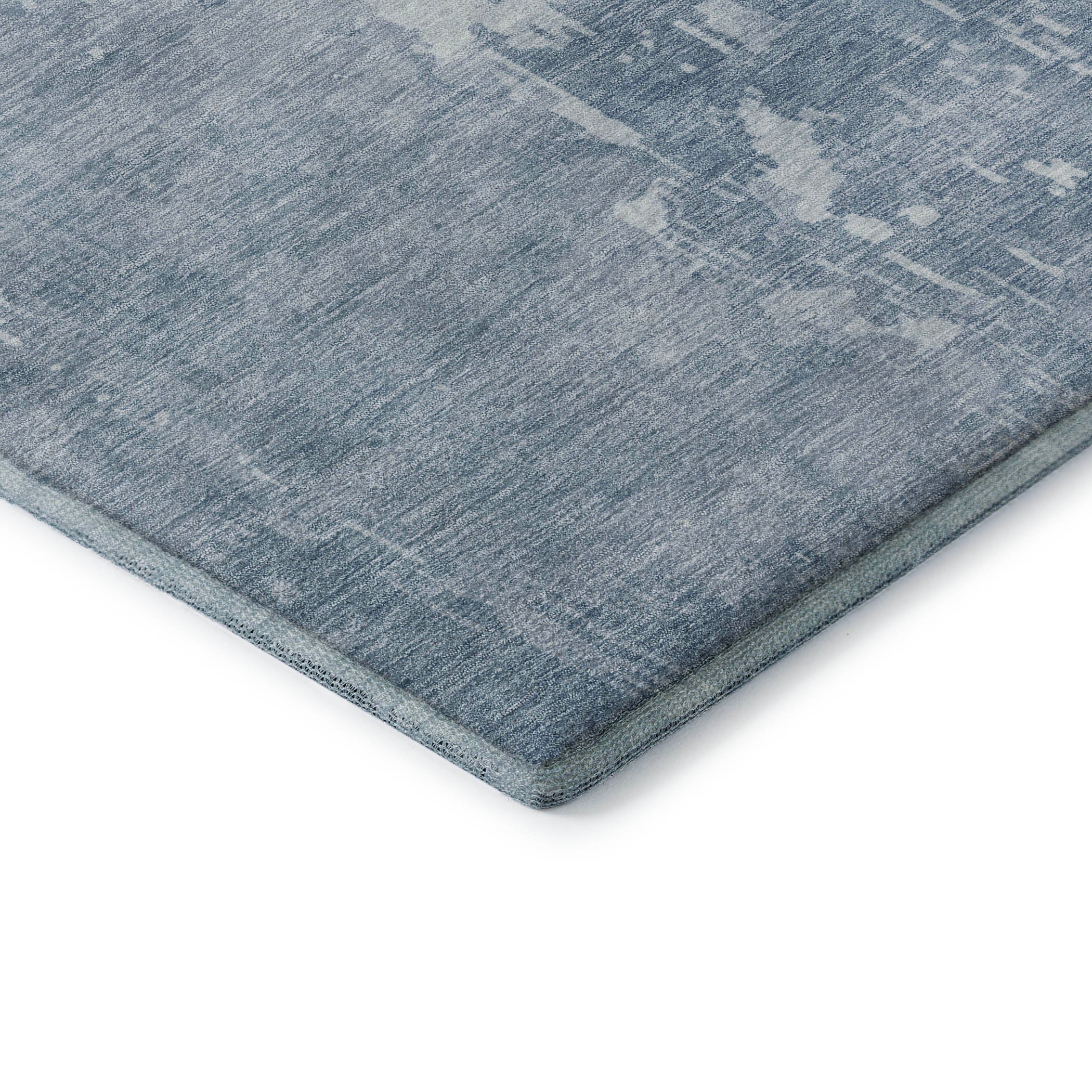 Salzburg Machine Washable Transitional Sky Blue Rug 1'8" x 2'6" #shape_Rectangle