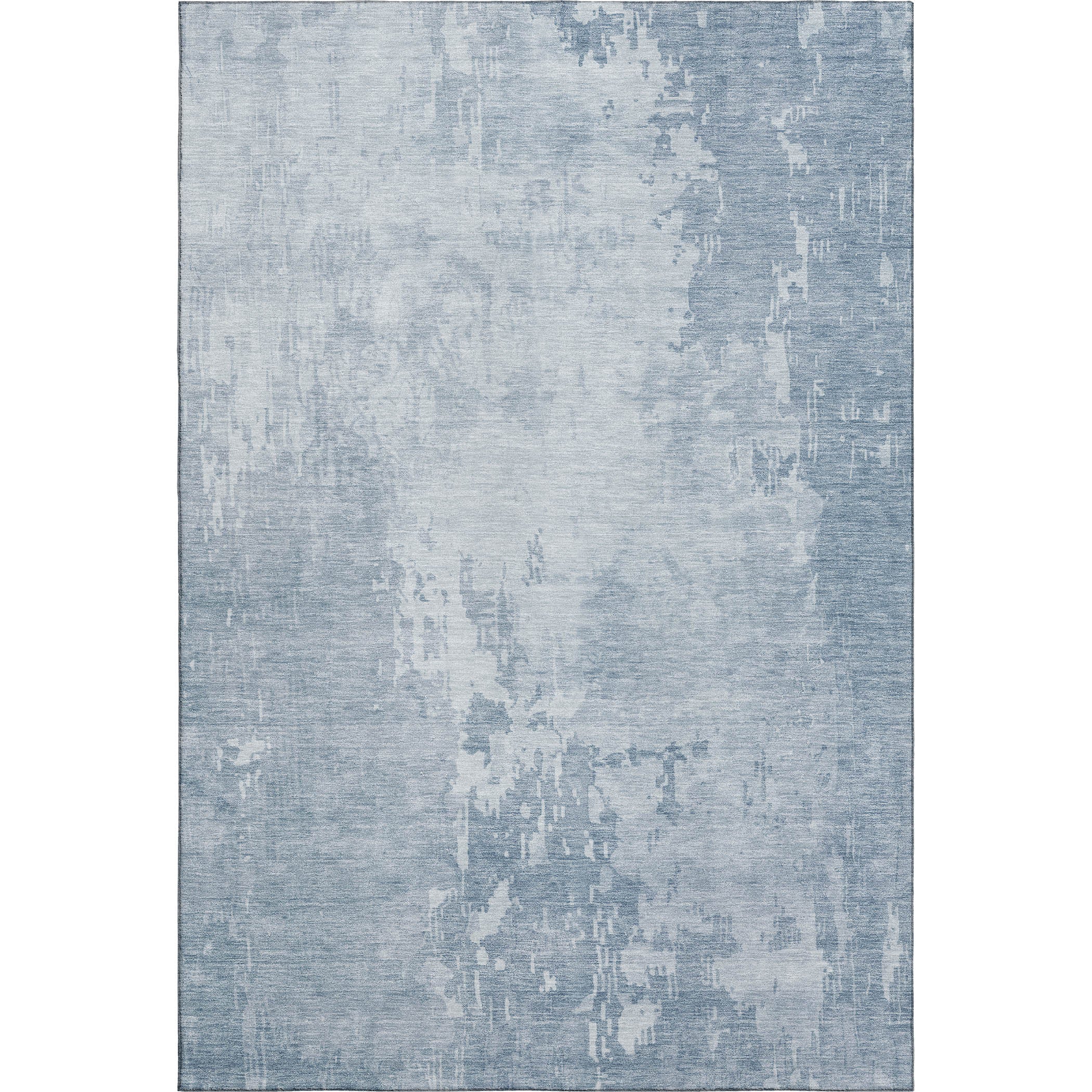 Salzburg Machine Washable Transitional Sky Blue Rug 2'6" x 3'10" #shape_Rectangle
