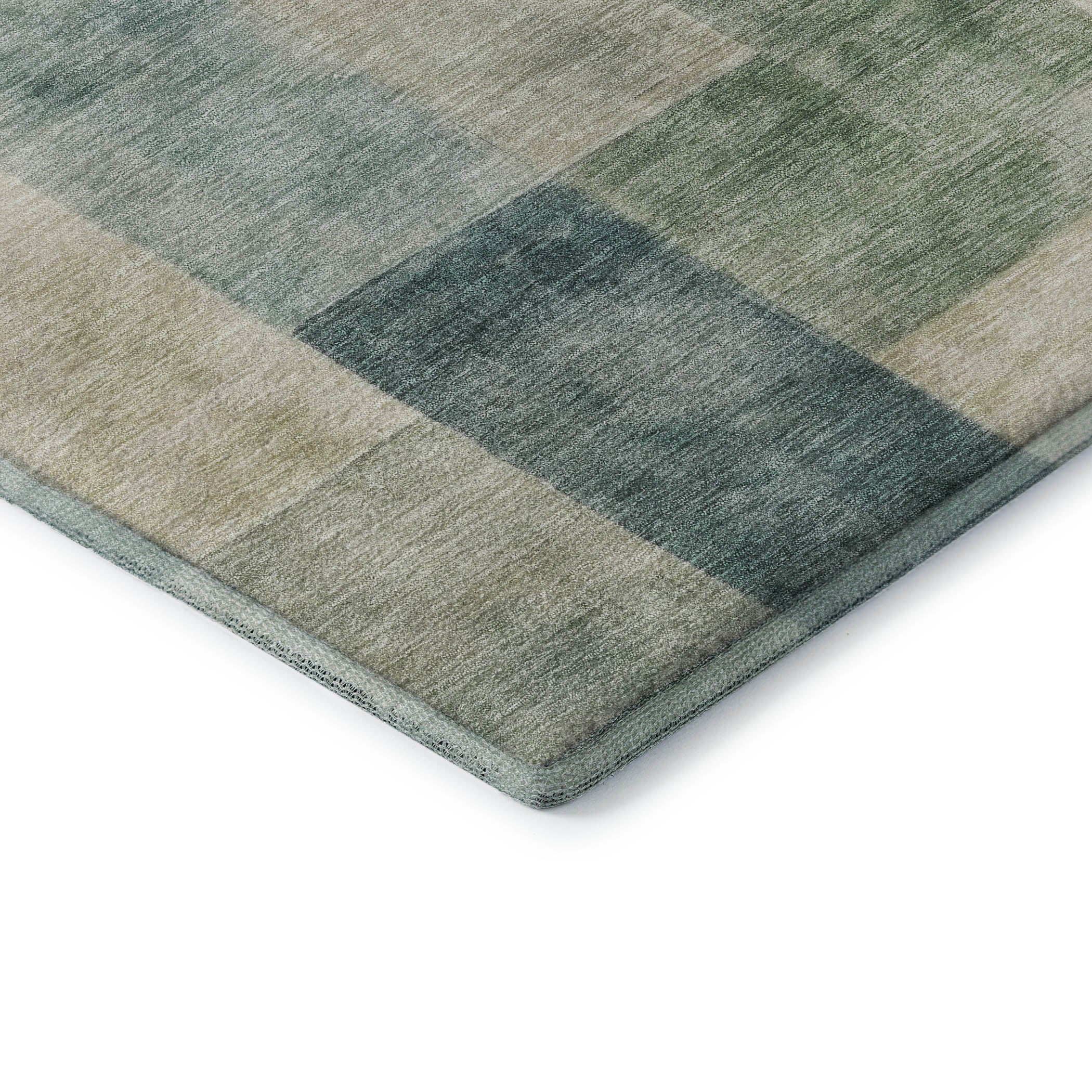 Kyoto Machine Washable Transitional Seafoam Blue Rug 1'8" x 2'6" #shape_Rectangle