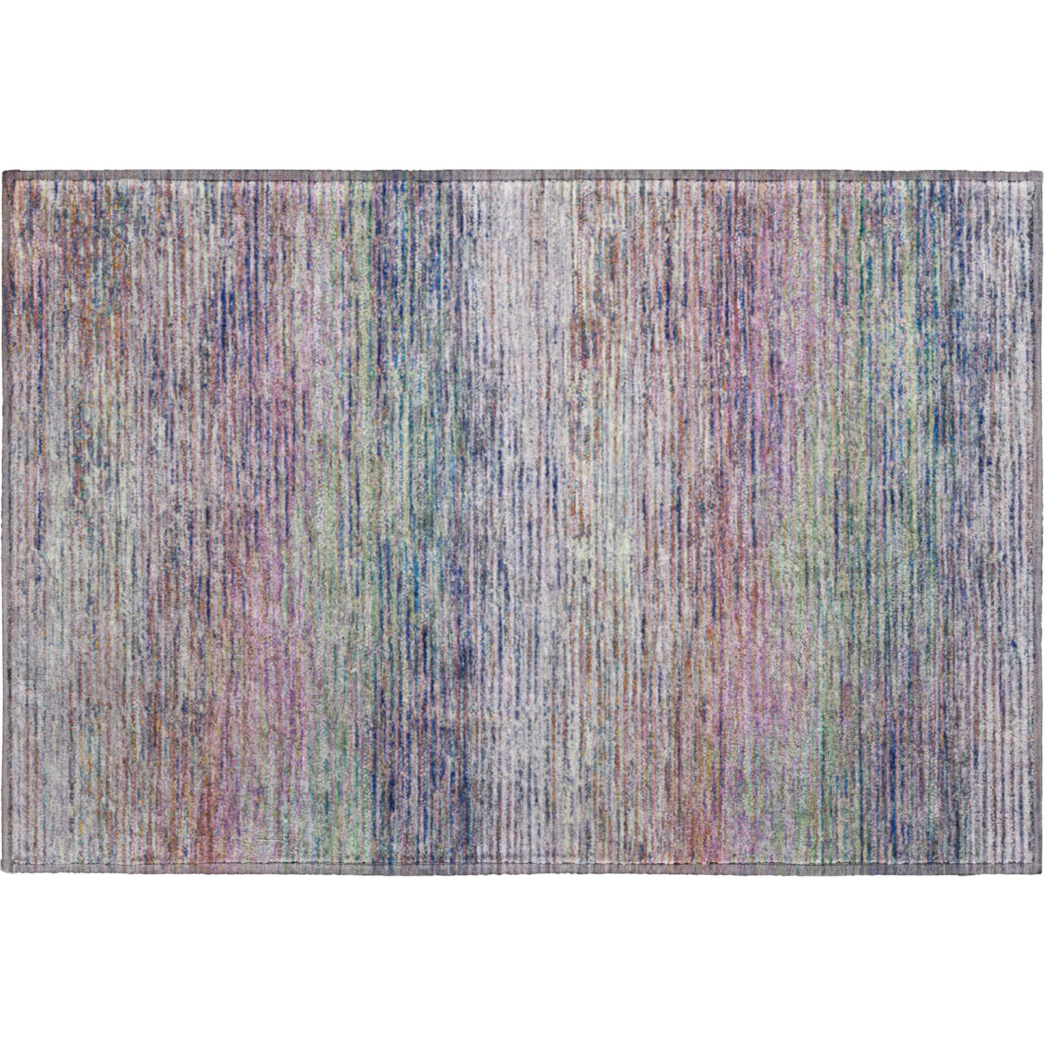 Dublin Machine Washable Transitional Blush Pink Rug 1'8" x 2'6" #shape_Rectangle
