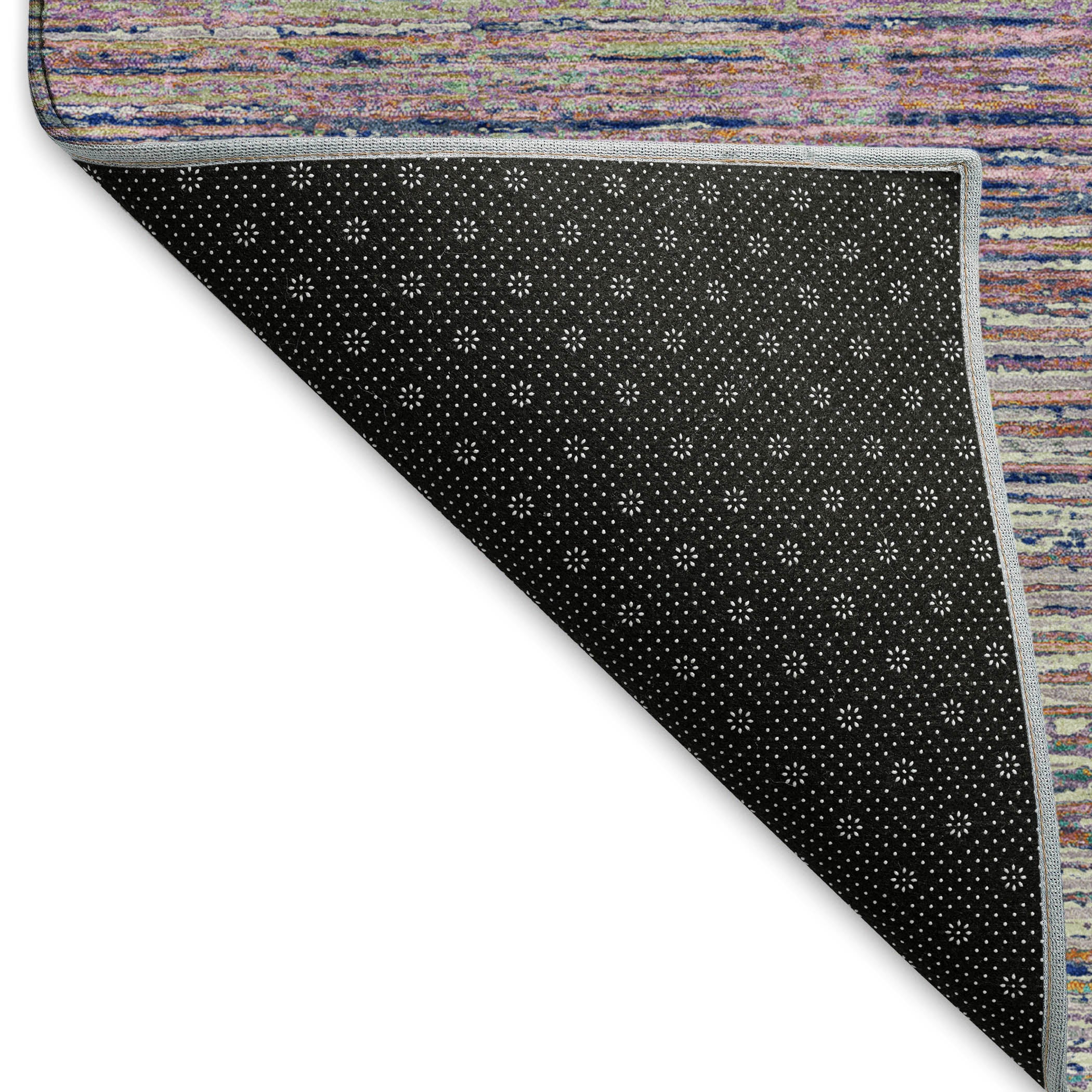 Dublin Machine Washable Transitional Blush Pink Rug 1'8" x 2'6" #shape_Rectangle
