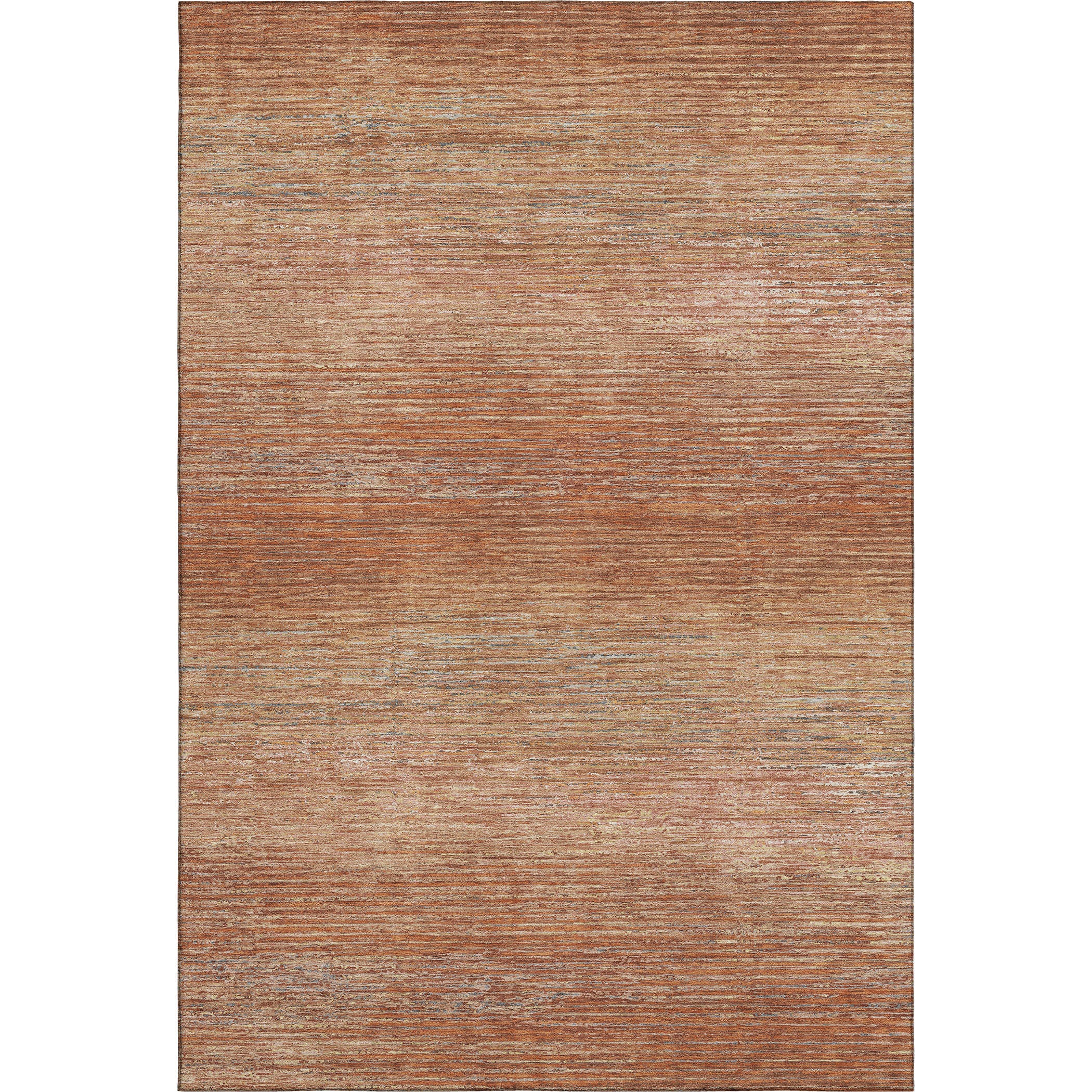 Dublin Machine Washable Transitional Copper Orange Rug 2'6" x 3'10" #shape_Rectangle