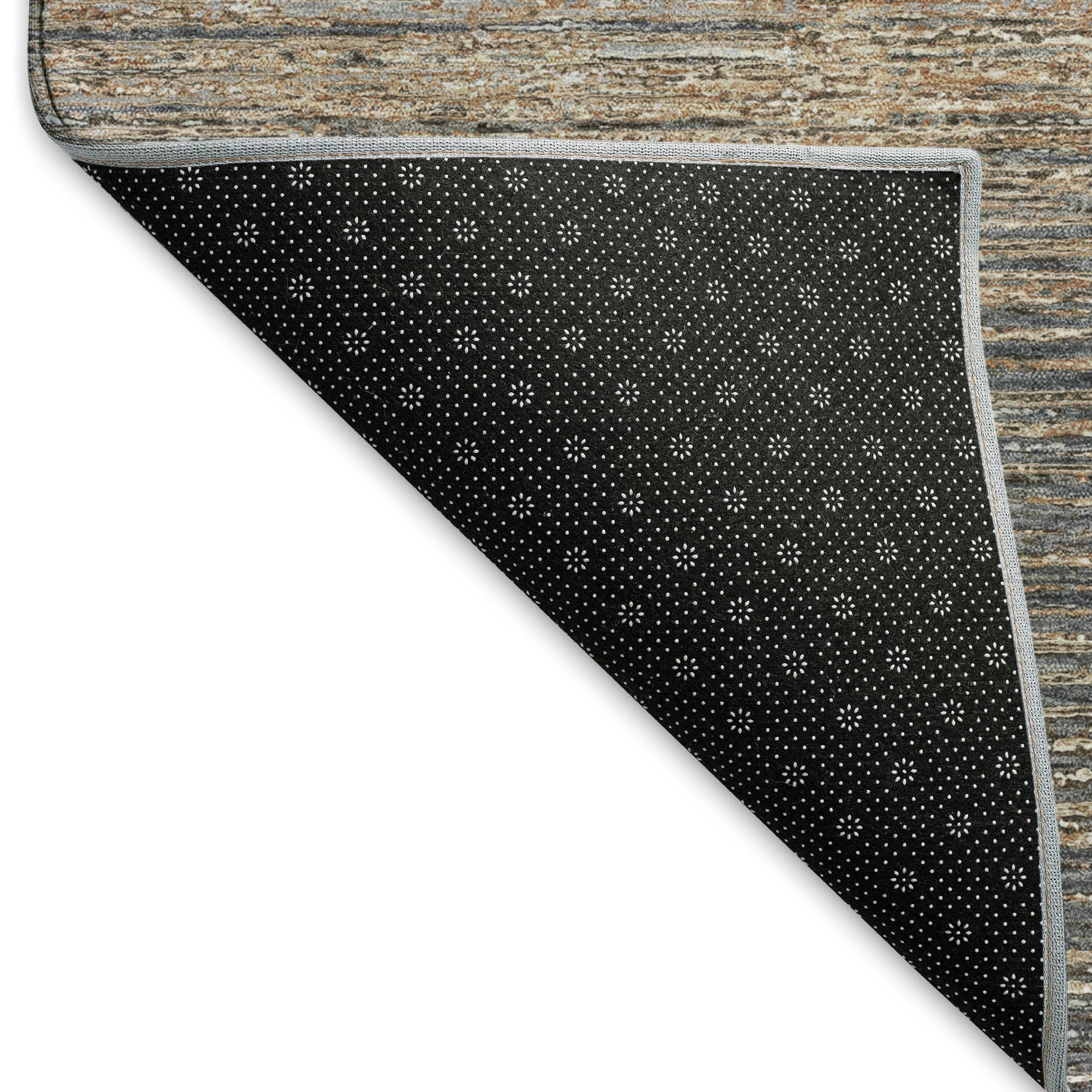 Dublin Machine Washable Transitional Pewter Gray Rug 1'8" x 2'6" #shape_Rectangle