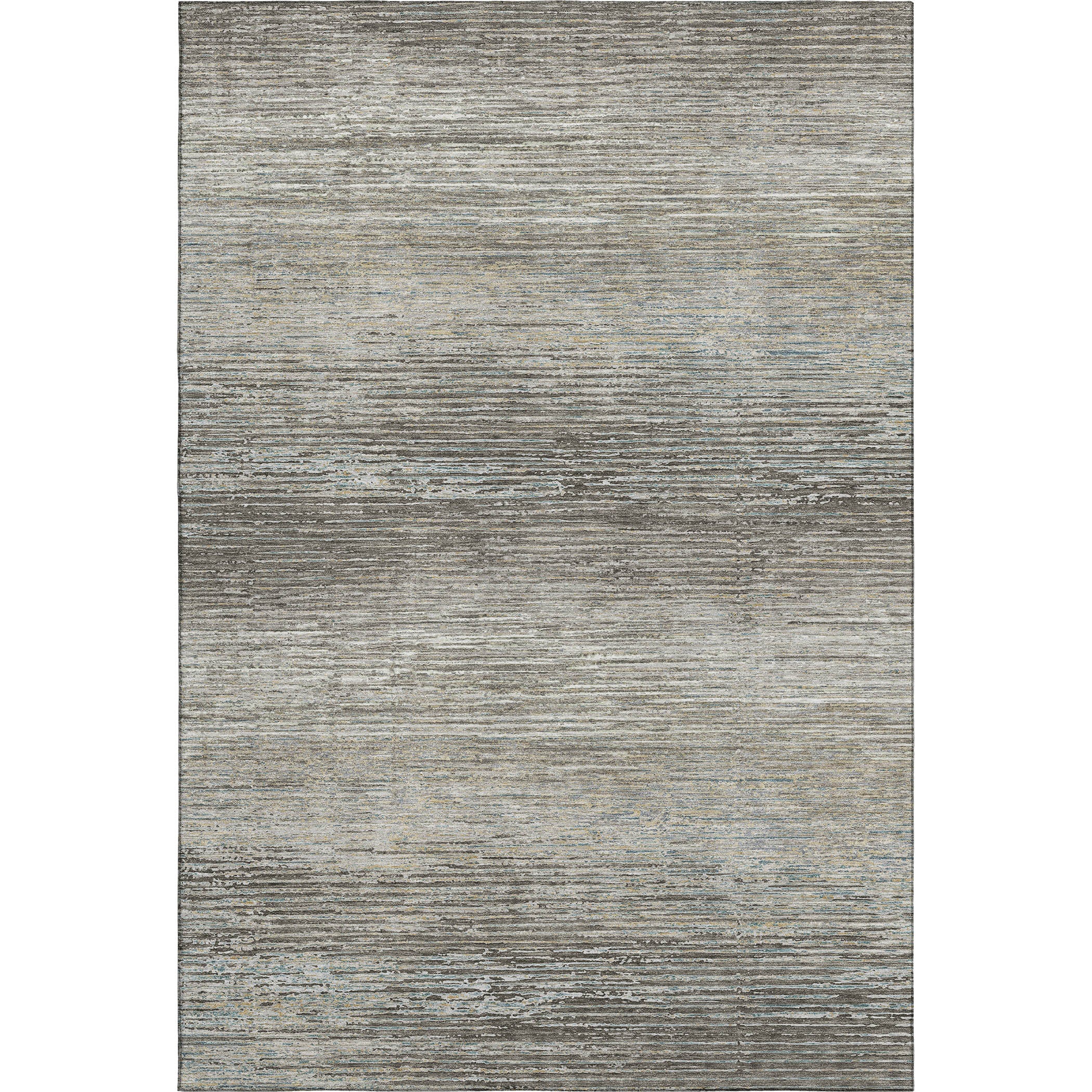 Dublin Machine Washable Transitional Taupe Brown Rug 2'6" x 3'10" #shape_Rectangle