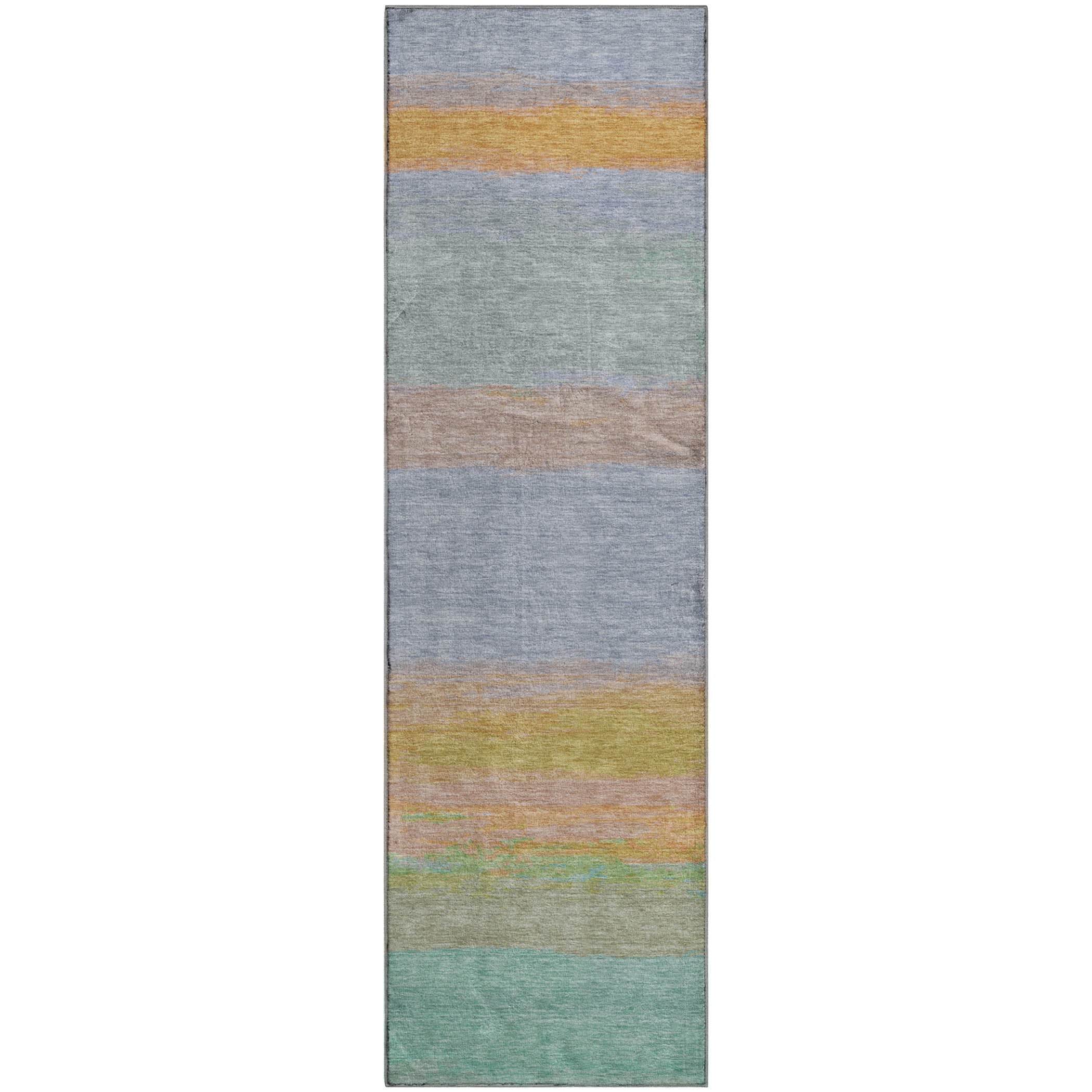 Seville Machine Washable Transitional Lavender Purple Rug 2'3" x 7'6" #shape_Runner