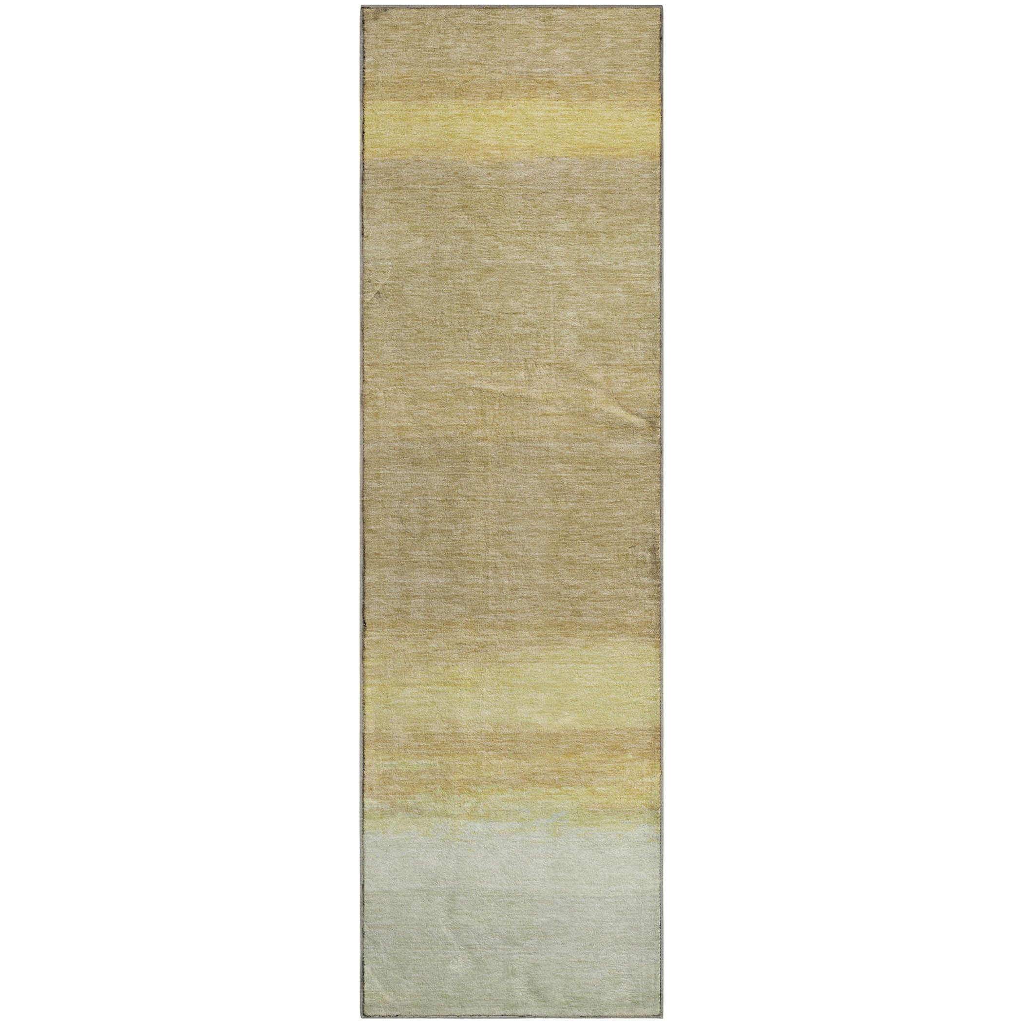 Seville Machine Washable Transitional Tan Brown Rug 2'3" x 7'6" #shape_Runner