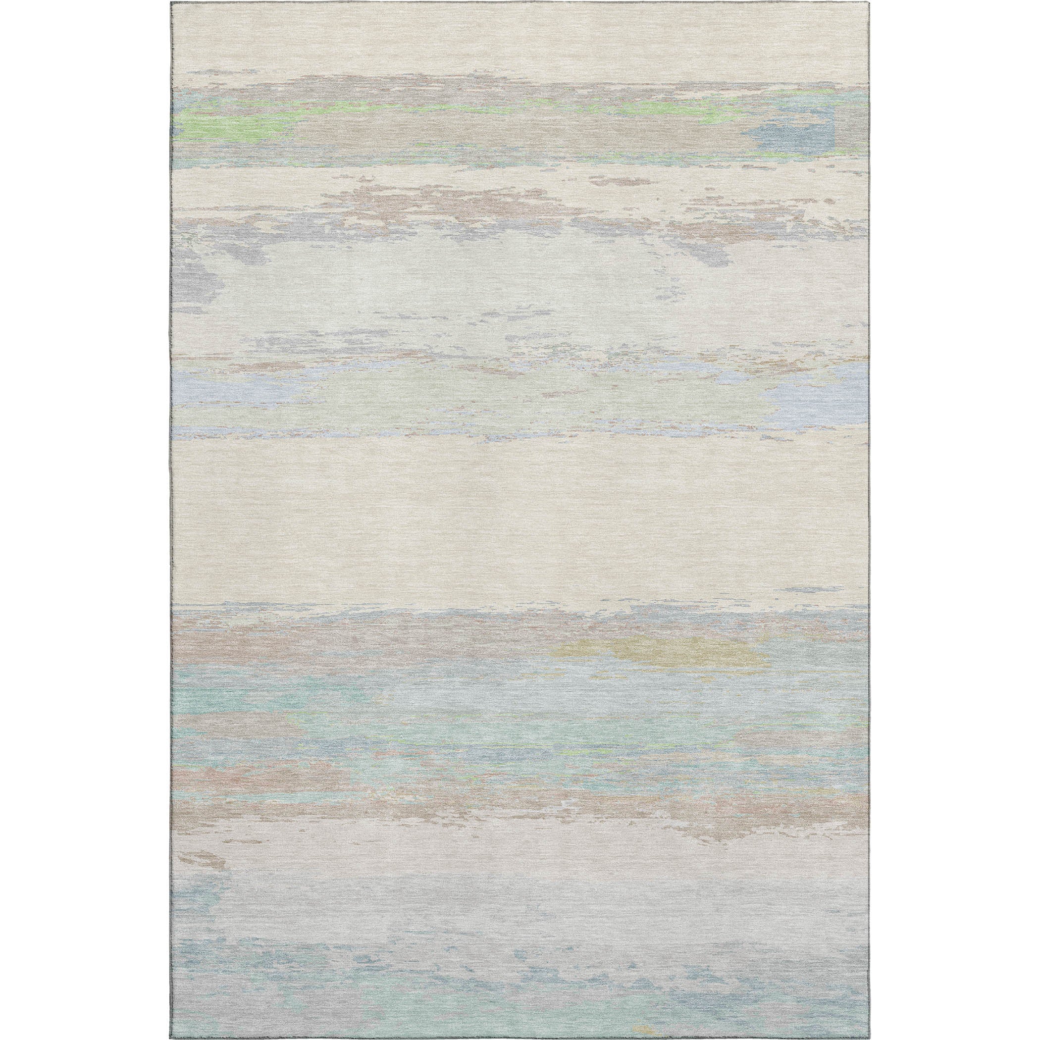 Montevideo Machine Washable Transitional Ivory Rug 2'6" x 3'10" #shape_Rectangle
