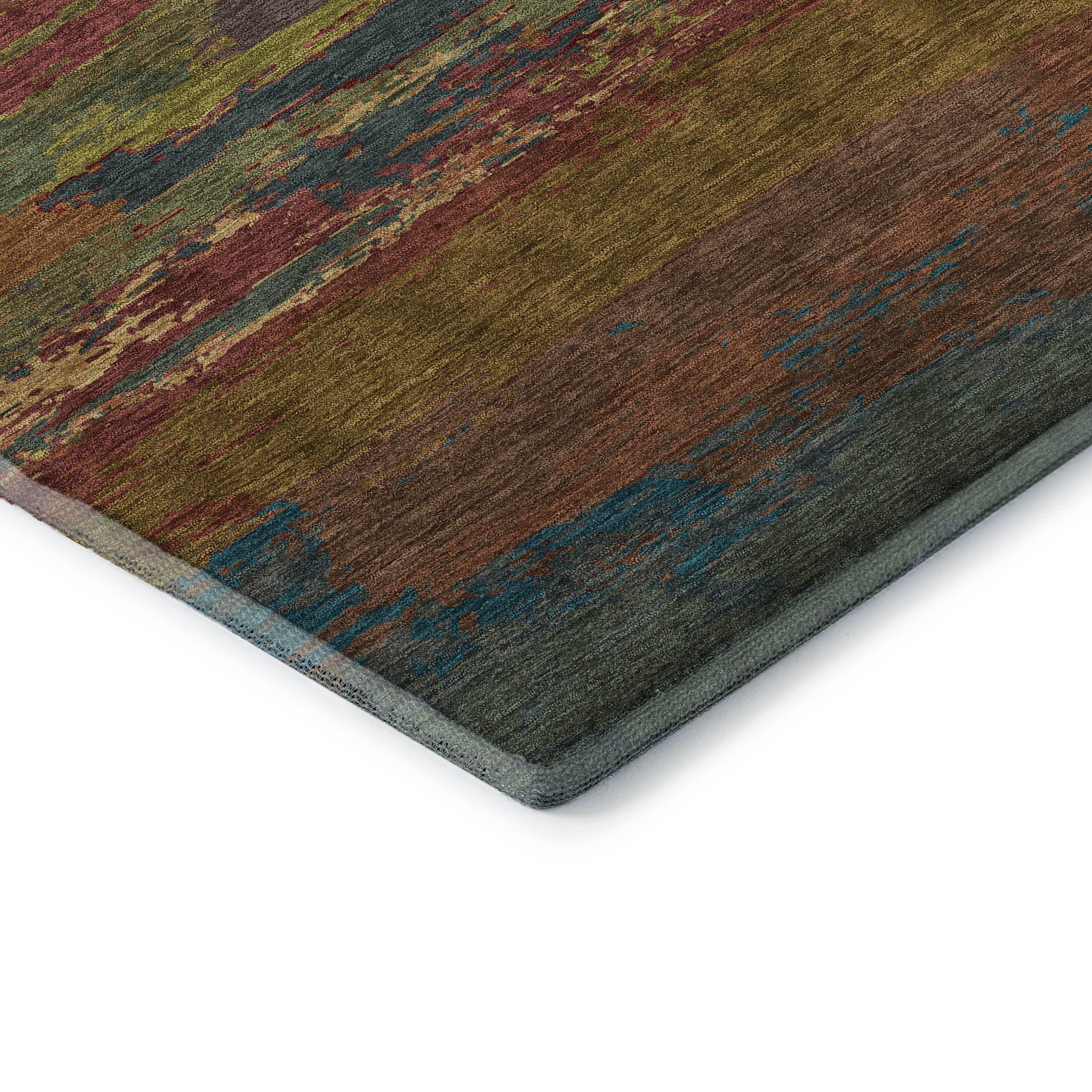 Montevideo Machine Washable Transitional Terracotta Orange Rug 1'8" x 2'6" #shape_Rectangle